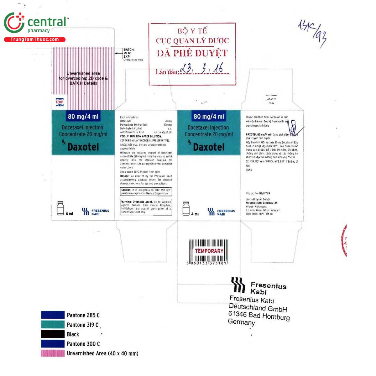 daxotel 80mg 4ml 7 G2110