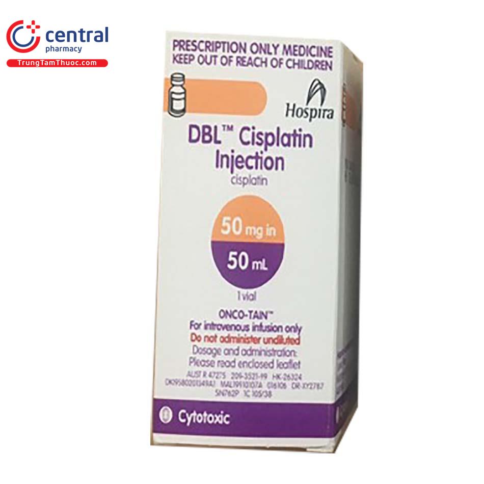 dbl cisplatin injection 50mg 50ml 1 E1314