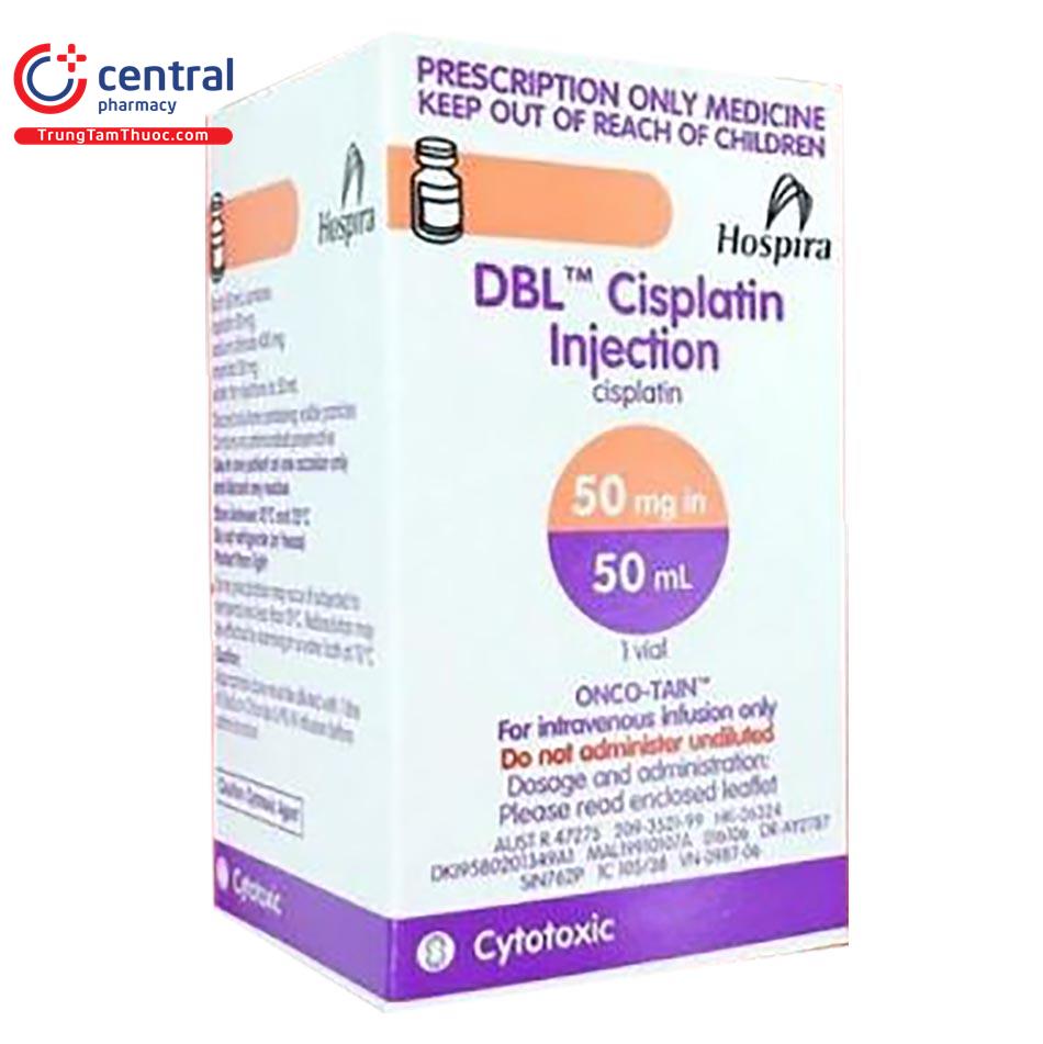 dbl cisplatin injection 50mg 50ml 2 L4051