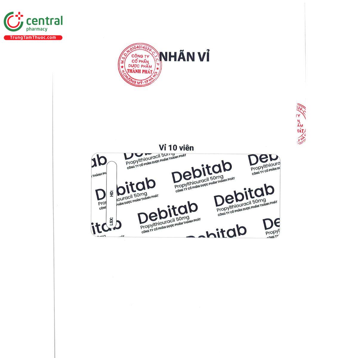 debitab 50mg 2 V8254