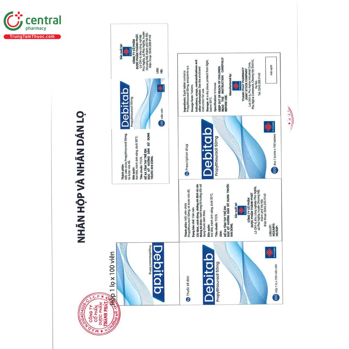 debitab 50mg 3 I3534