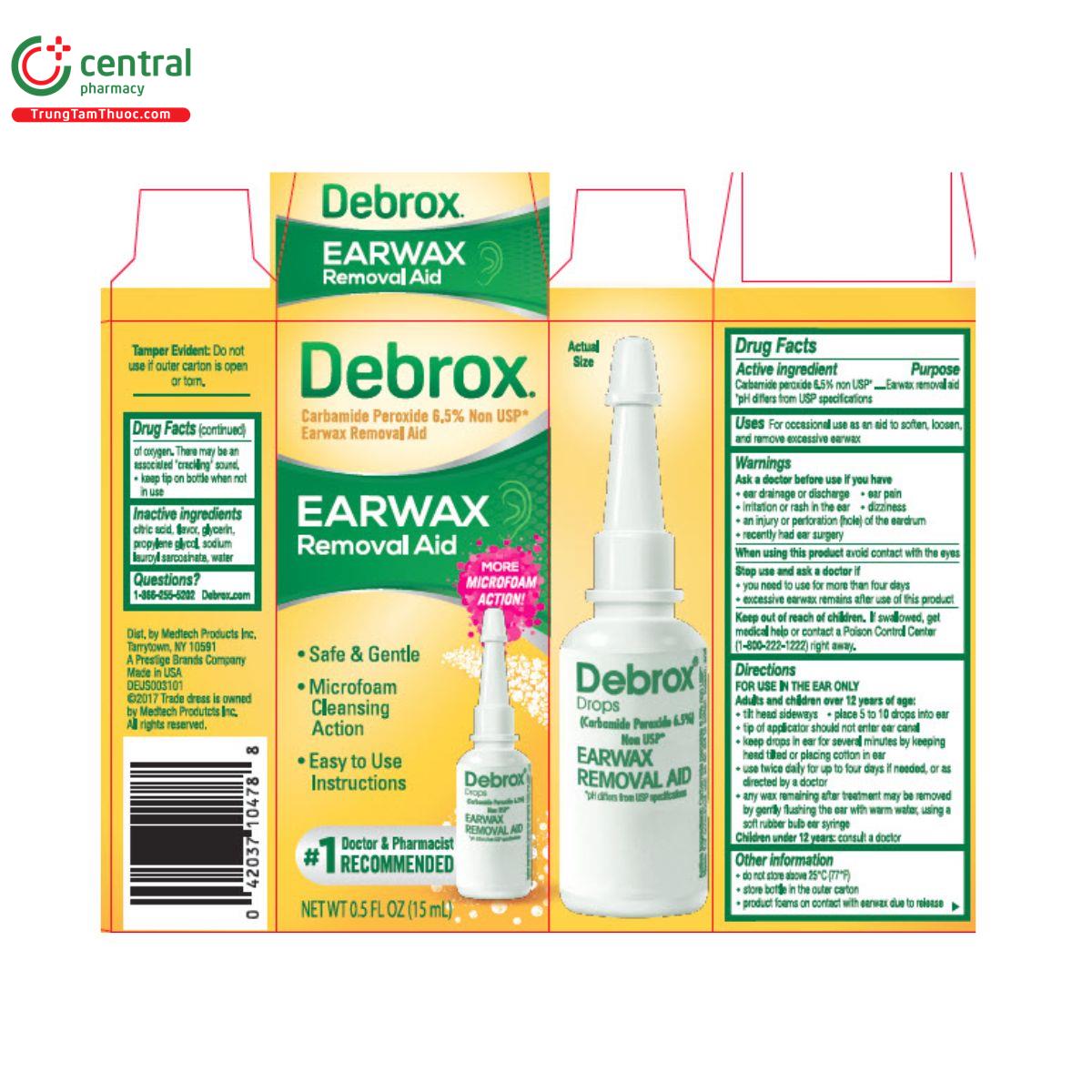 debrox earwax removal aid 5 N5443