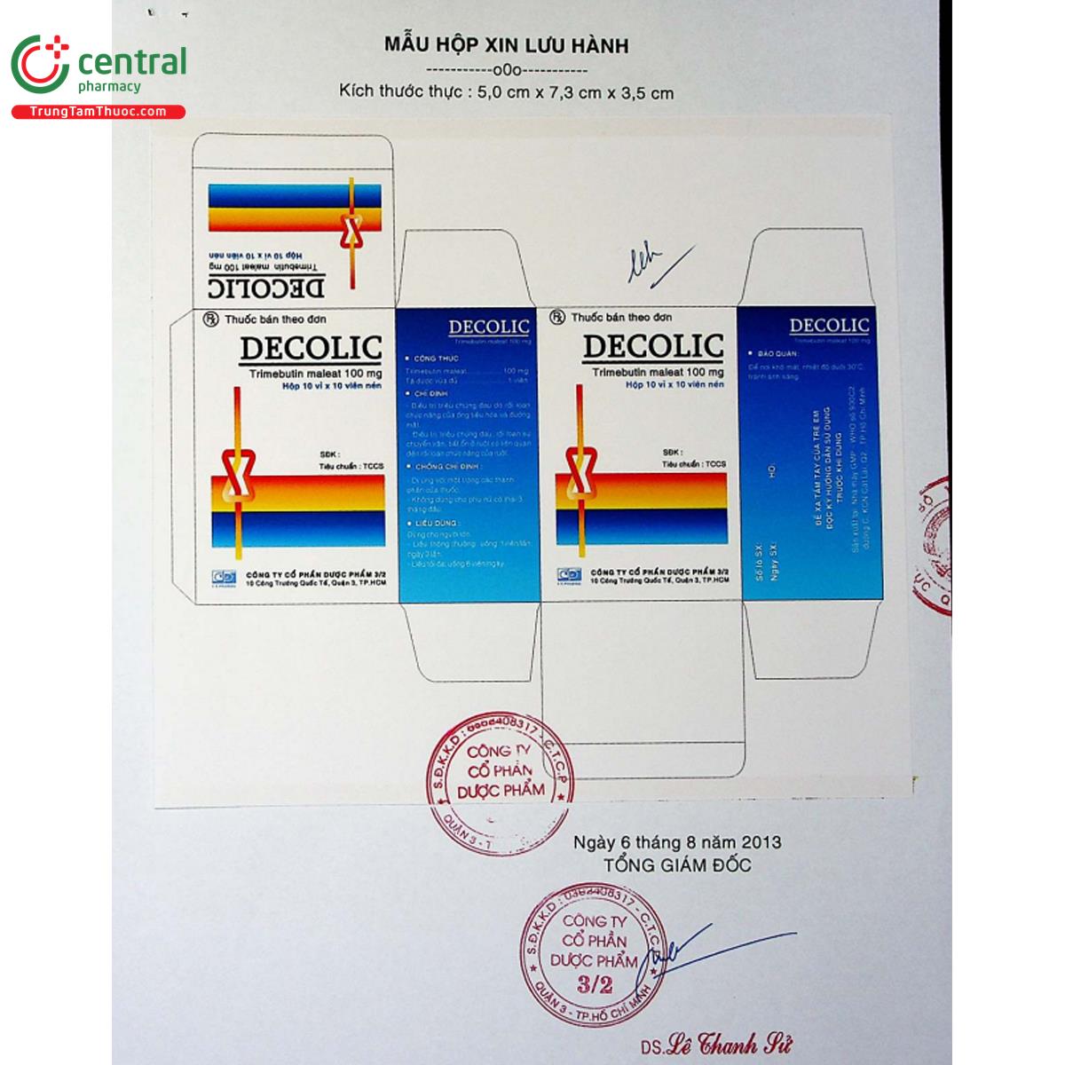 decolic 100mg 4 M4251