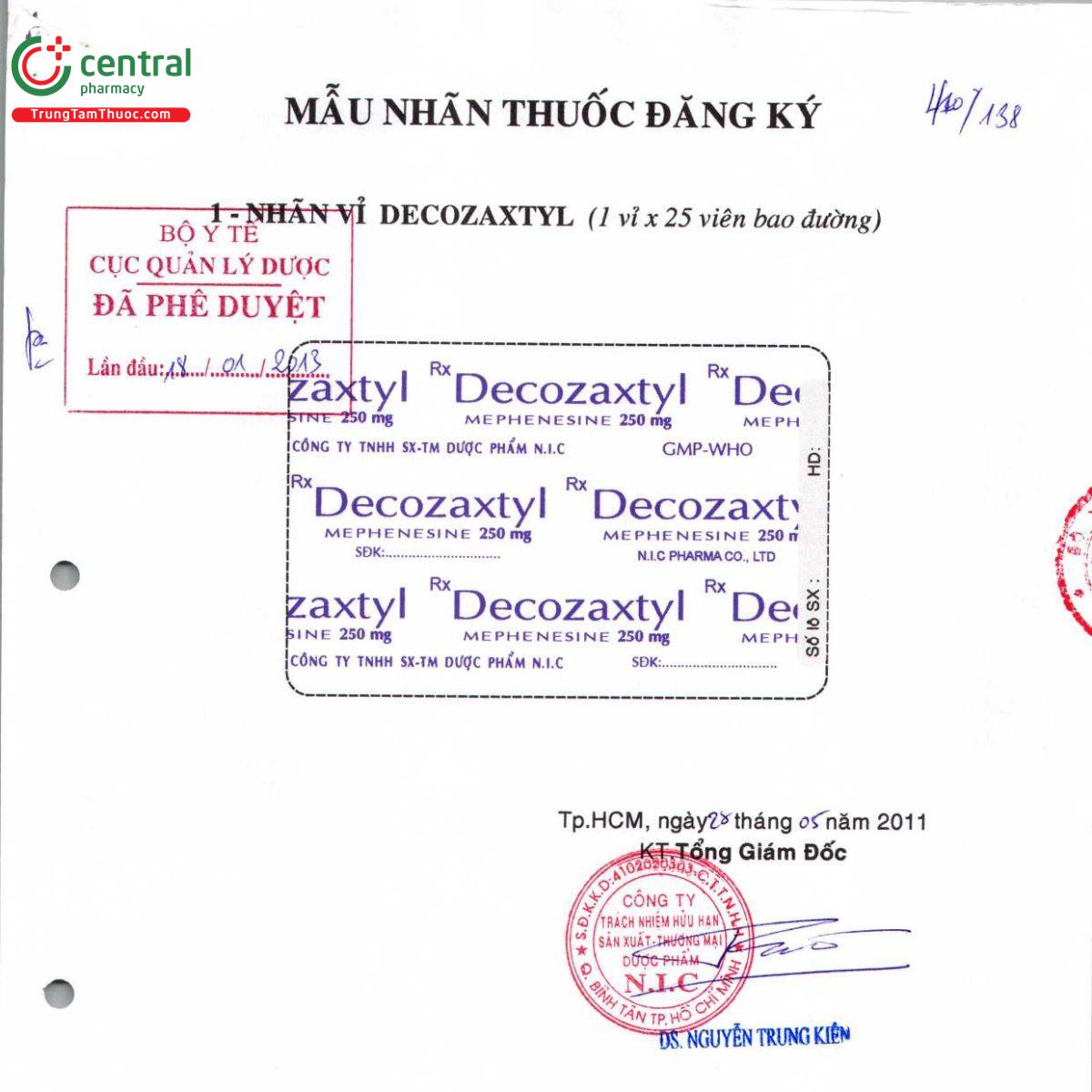 decozaxtyl 250mg 5 O5781 decozaxtyl 250mg 5 O5781
