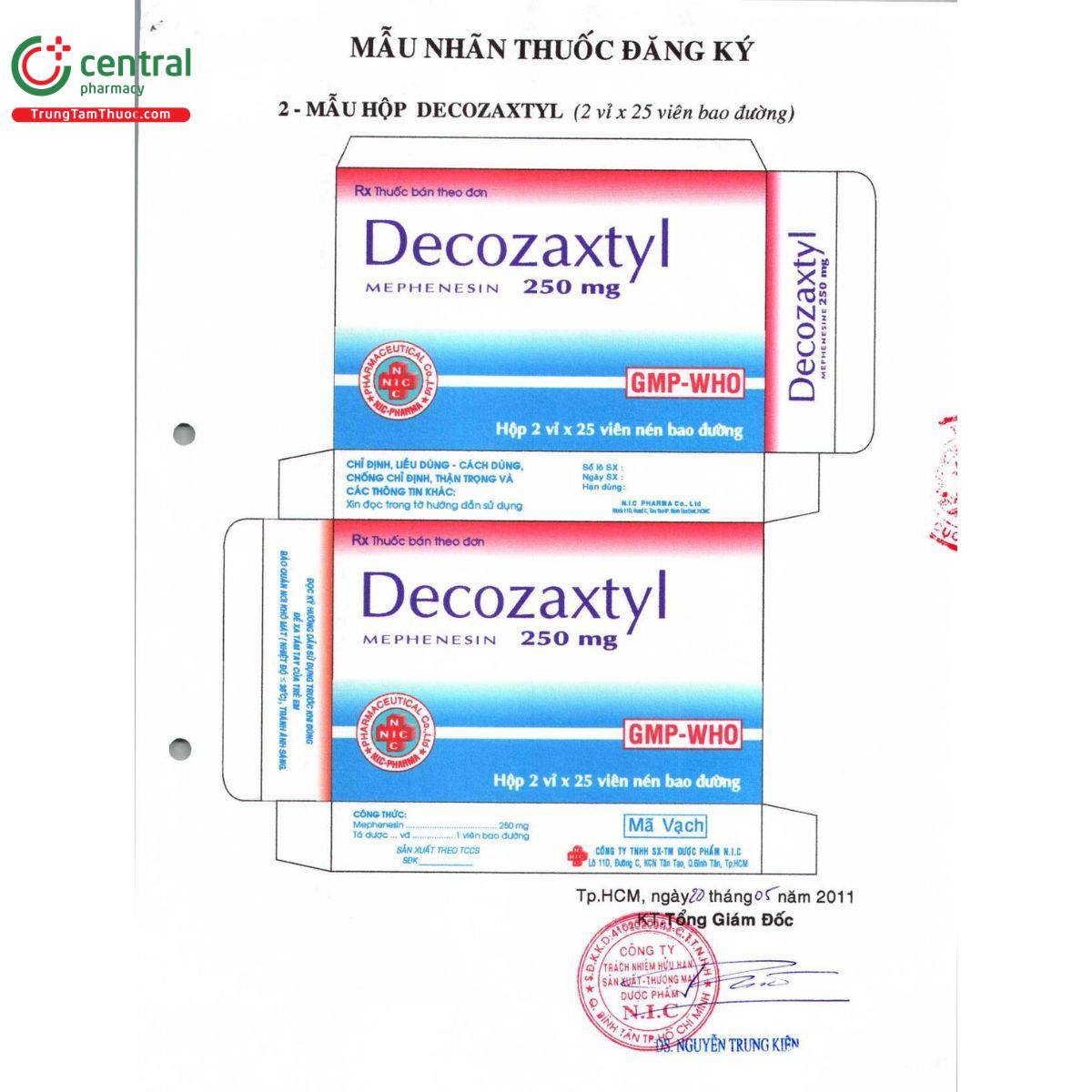 decozaxtyl 250mg 6 N5854 decozaxtyl 250mg 6 N5854