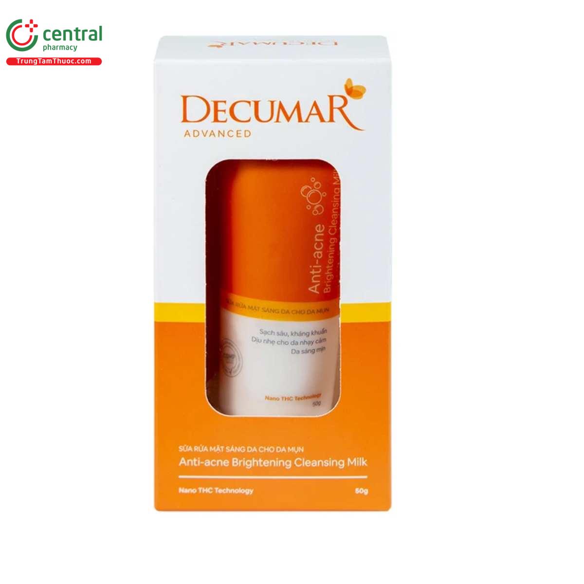 decumar advanced anti acne brightening cleansing milk 2 R7788