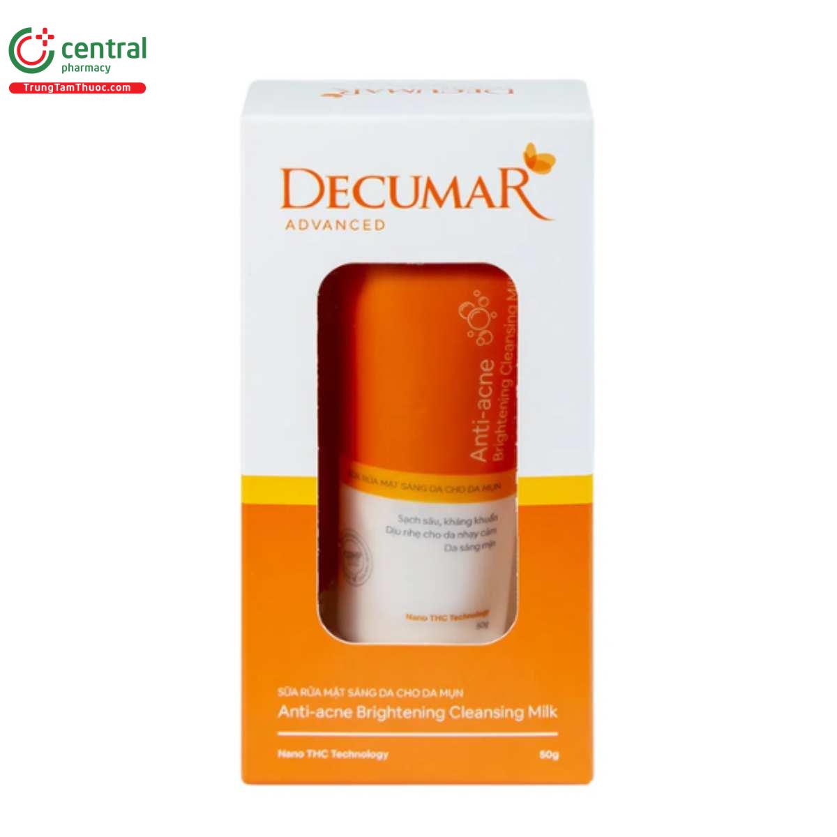 decumar advanced anti acne brightening cleansing milk 3 A0820