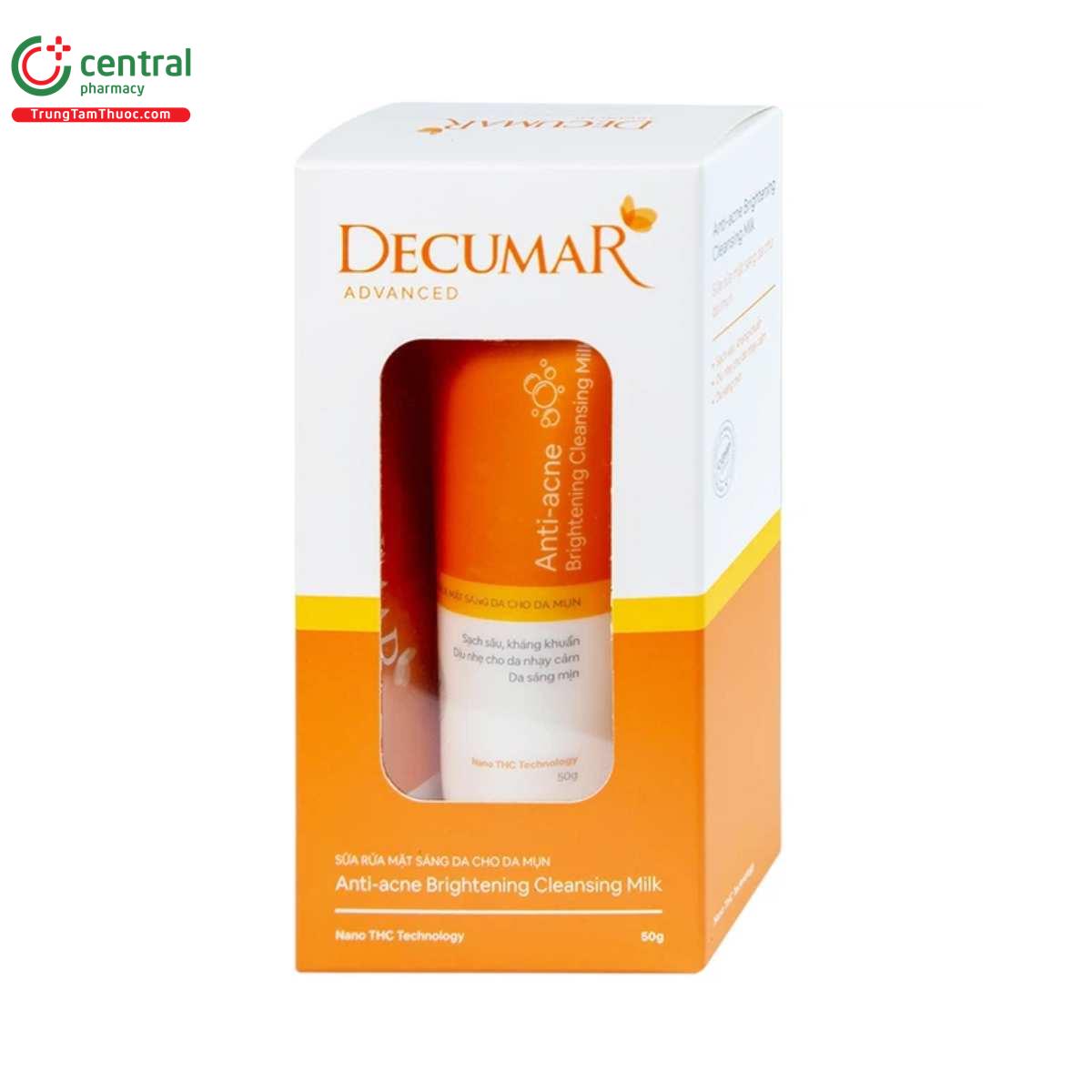 decumar advanced anti acne brightening cleansing milk 4 T7447