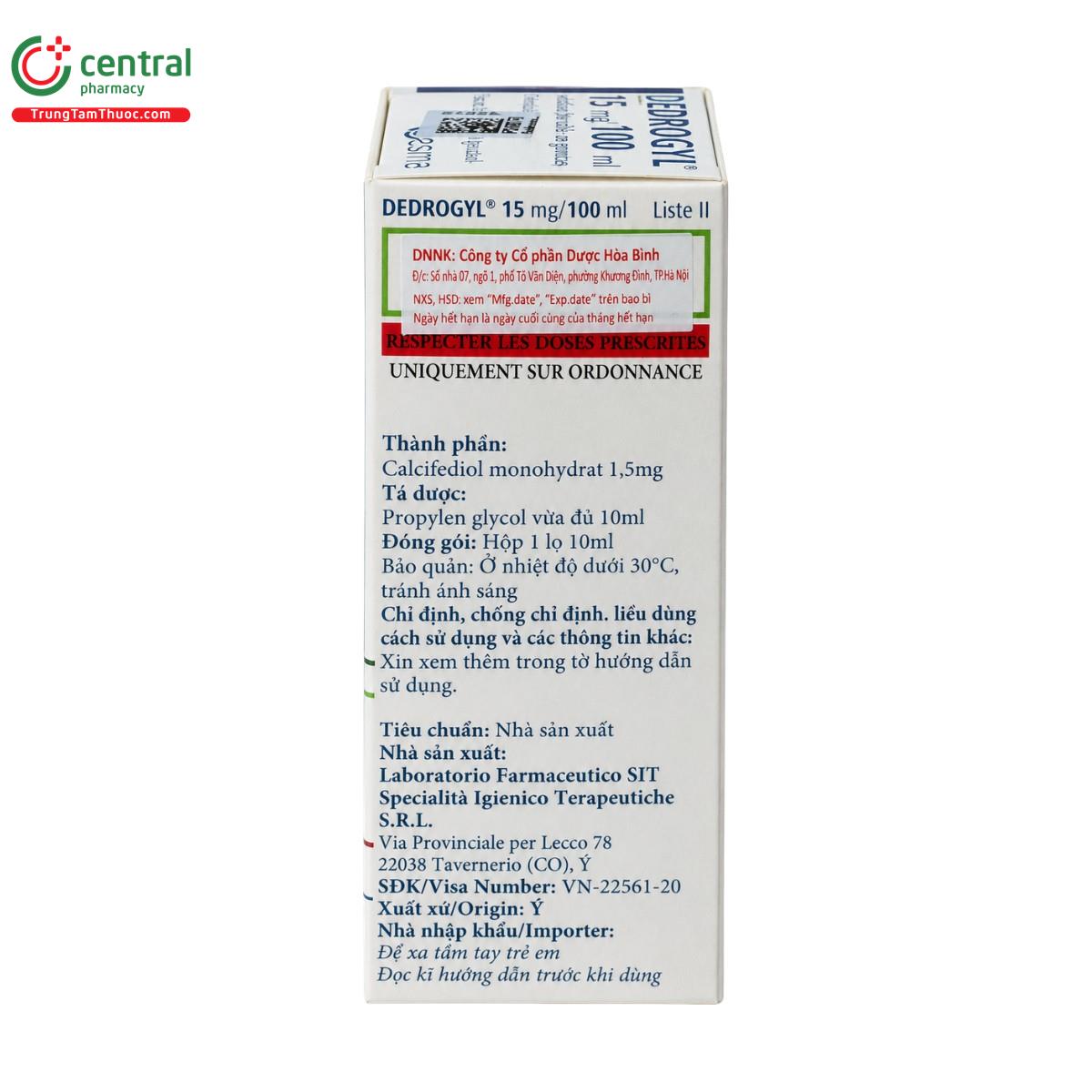 dedrogyl 15mg 100ml 6 K4530