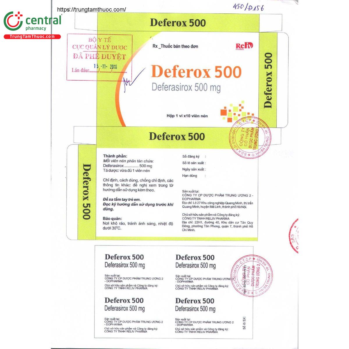 deferox 500 4 S7617 deferox 500 4 S7617