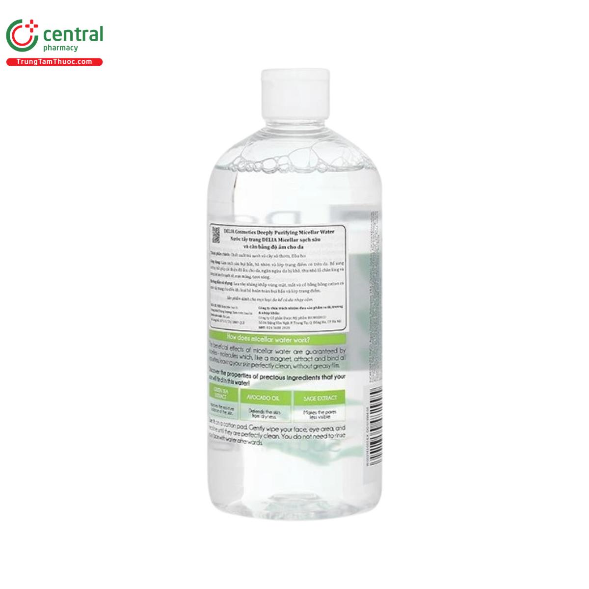 delia cosmetics deeply purifying micellar water 4 P6424