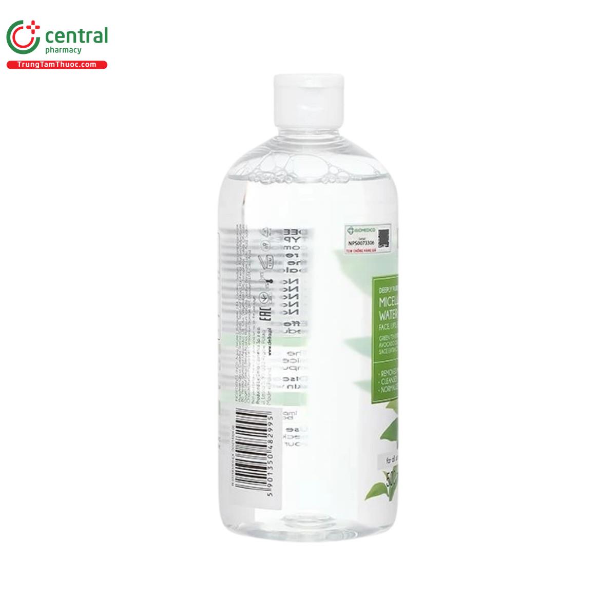 delia cosmetics deeply purifying micellar water 6 O5412