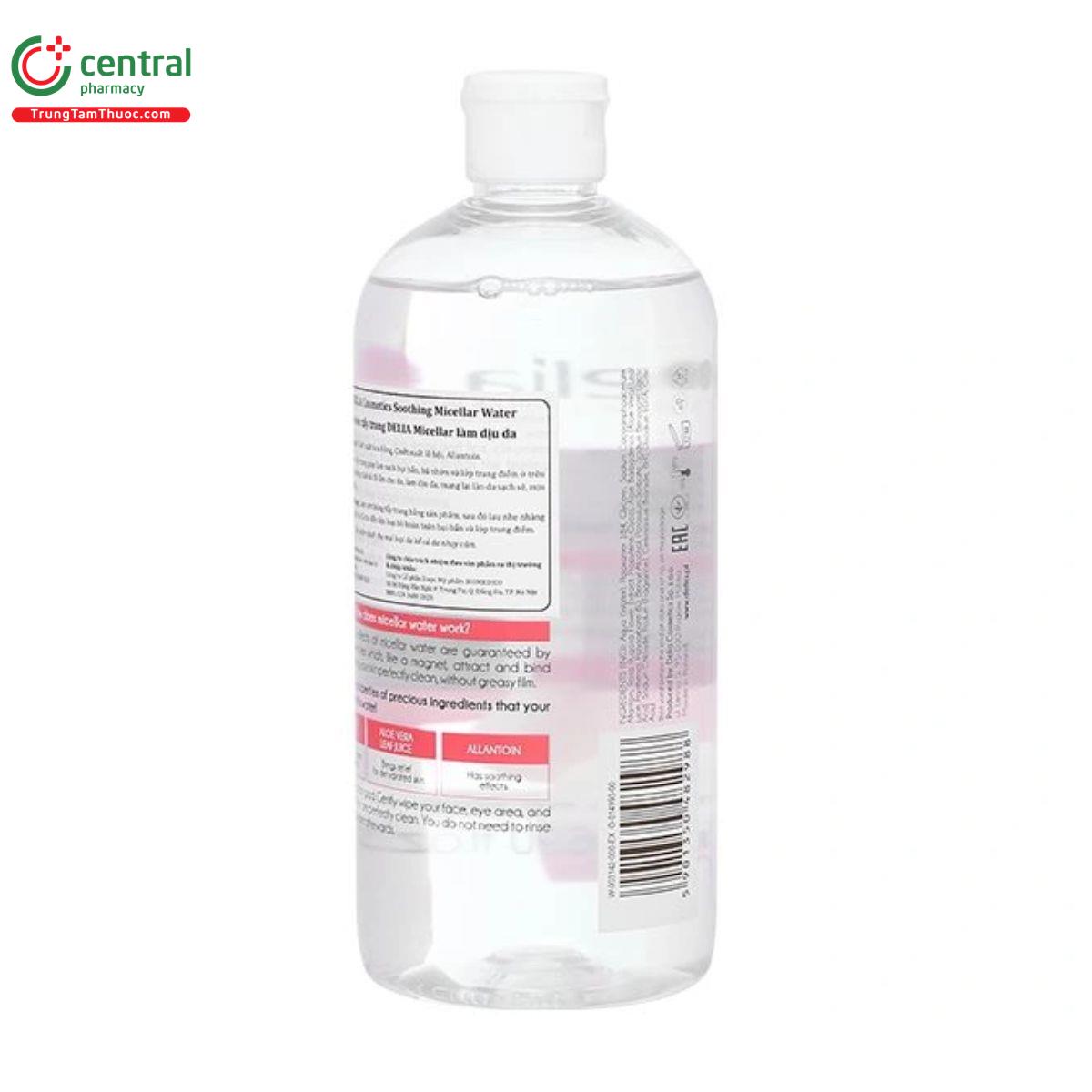 delia cosmetics soothing micellar water 2 C1882