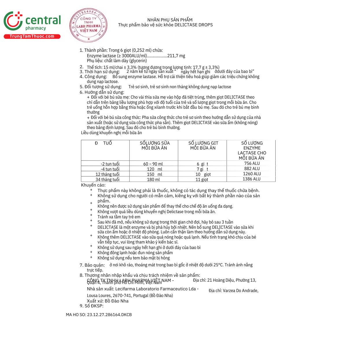 delictase 10 R6434