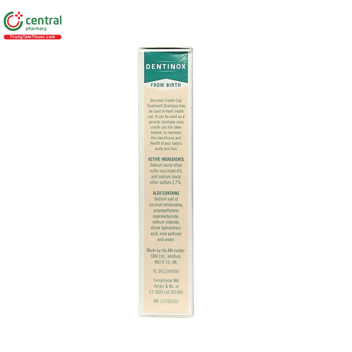 dentinox cradle cap 125ml 6 F2113