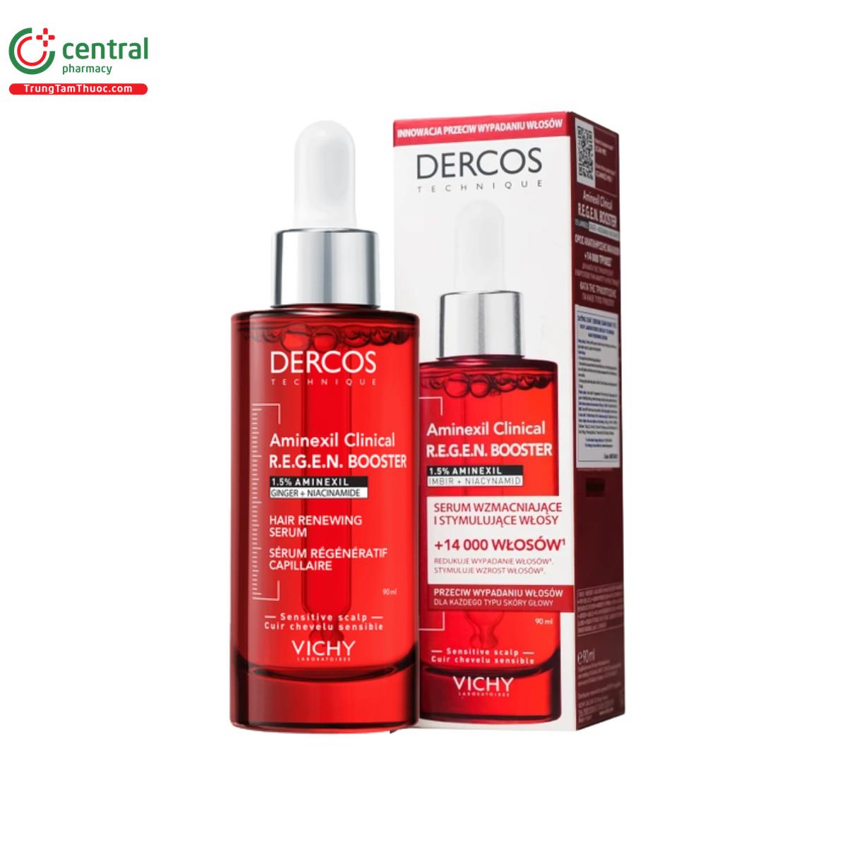 dercos aminexil clinical regen booster 2 V8574