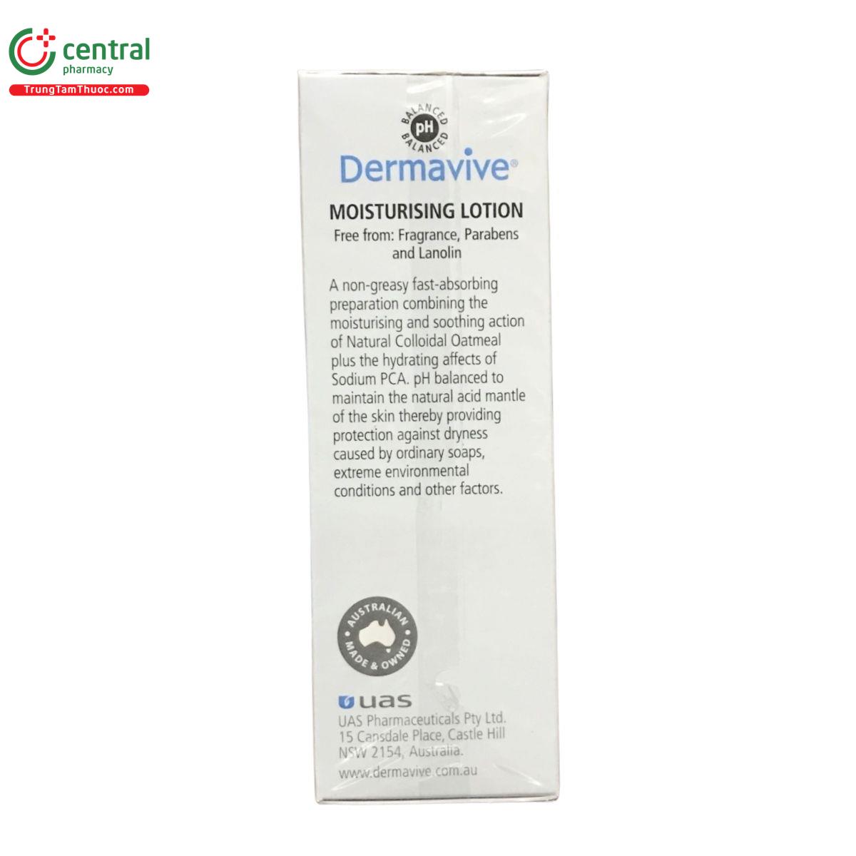 dermavive moisturising lotion 3 U8637 dermavive moisturising lotion 3 U8637