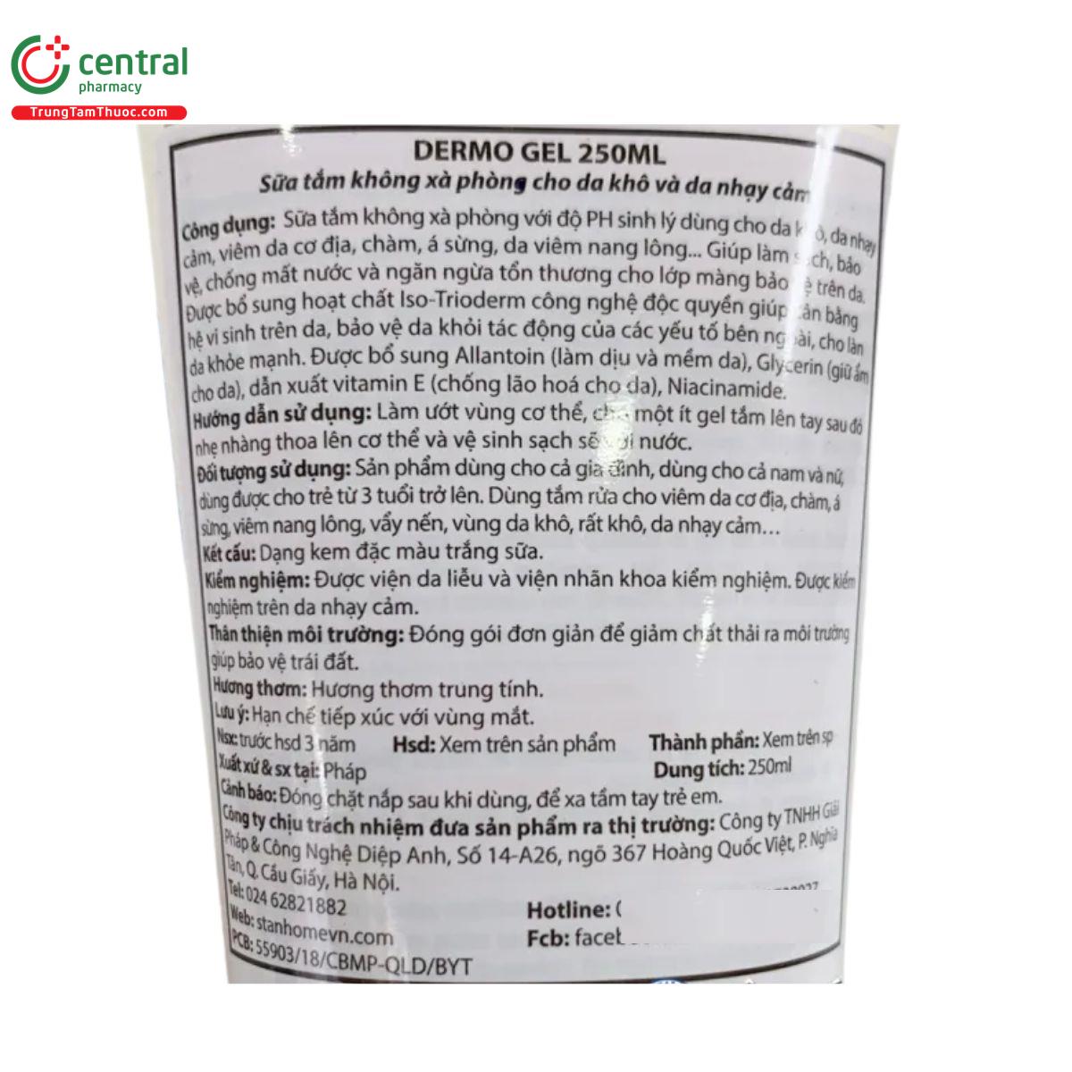 dermo gel stanhome 250ml 4 V8653