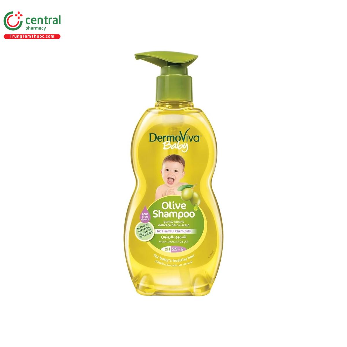 dermoviva baby olive shampoo 3 G2657