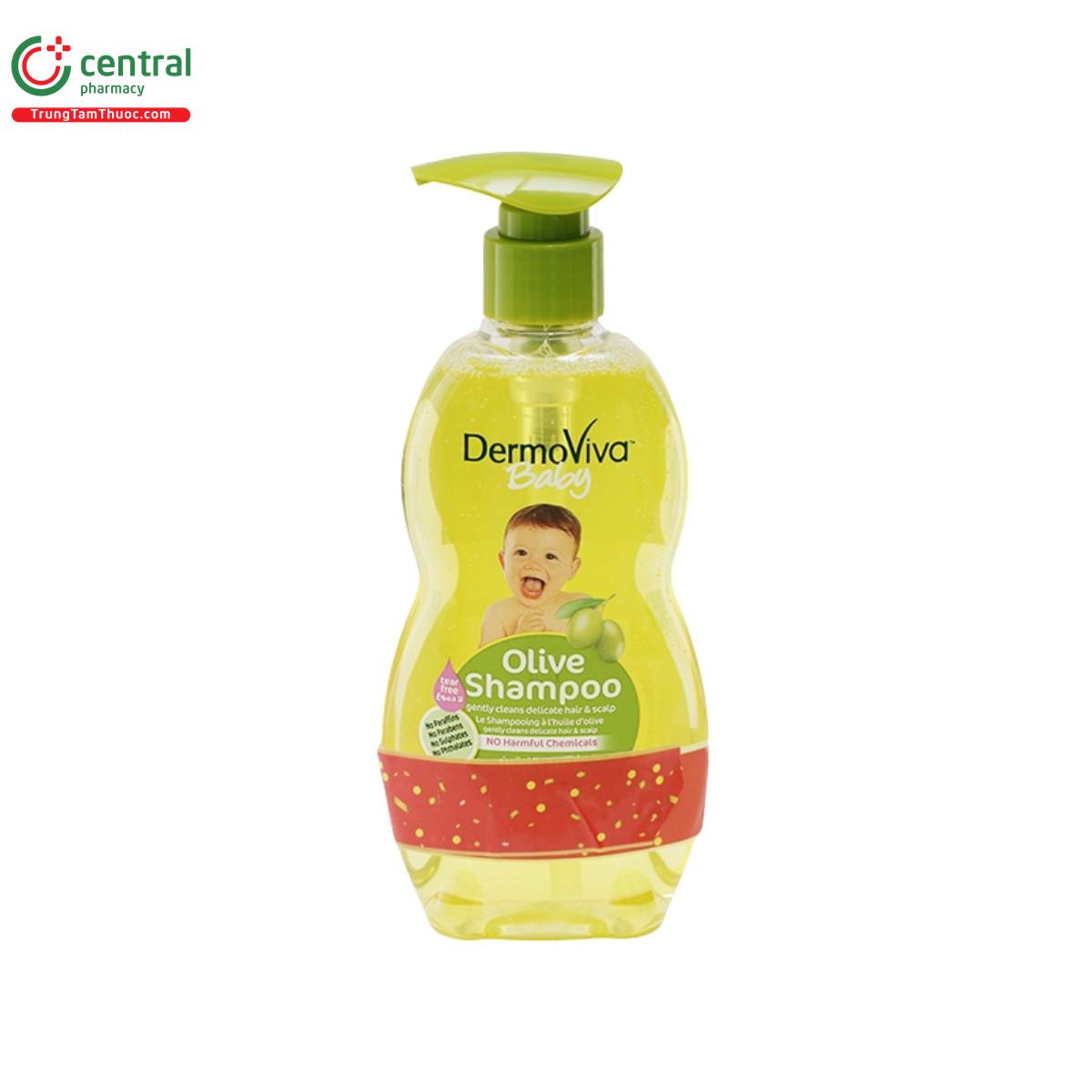 dermoviva baby olive shampoo 4 V8011