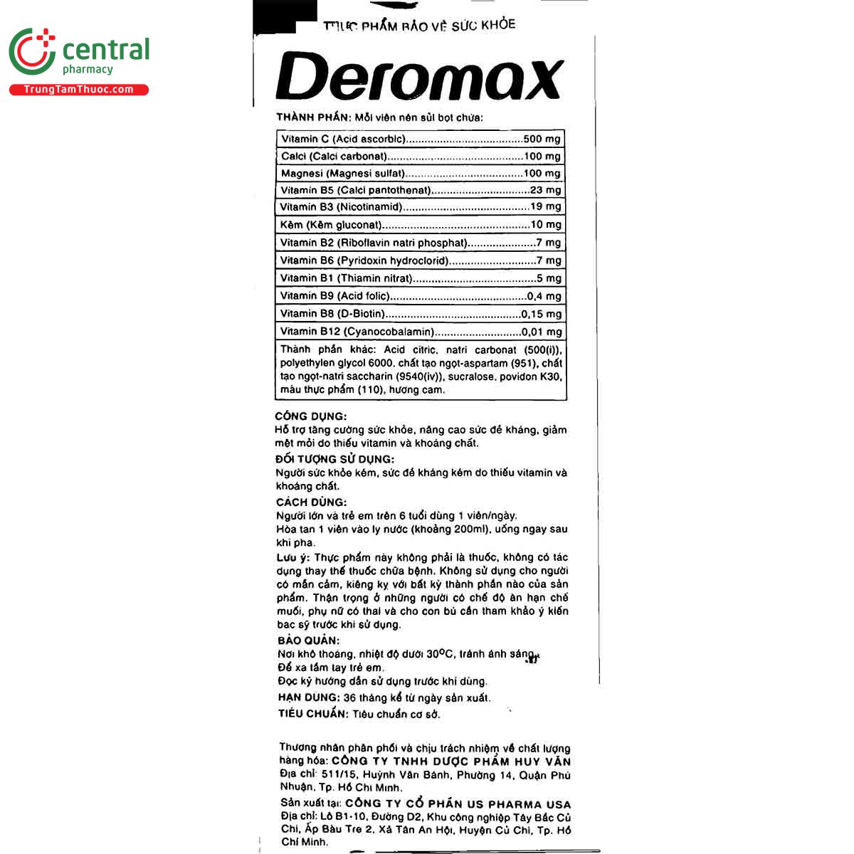 deromax tuyp 10 vien 5 G2725