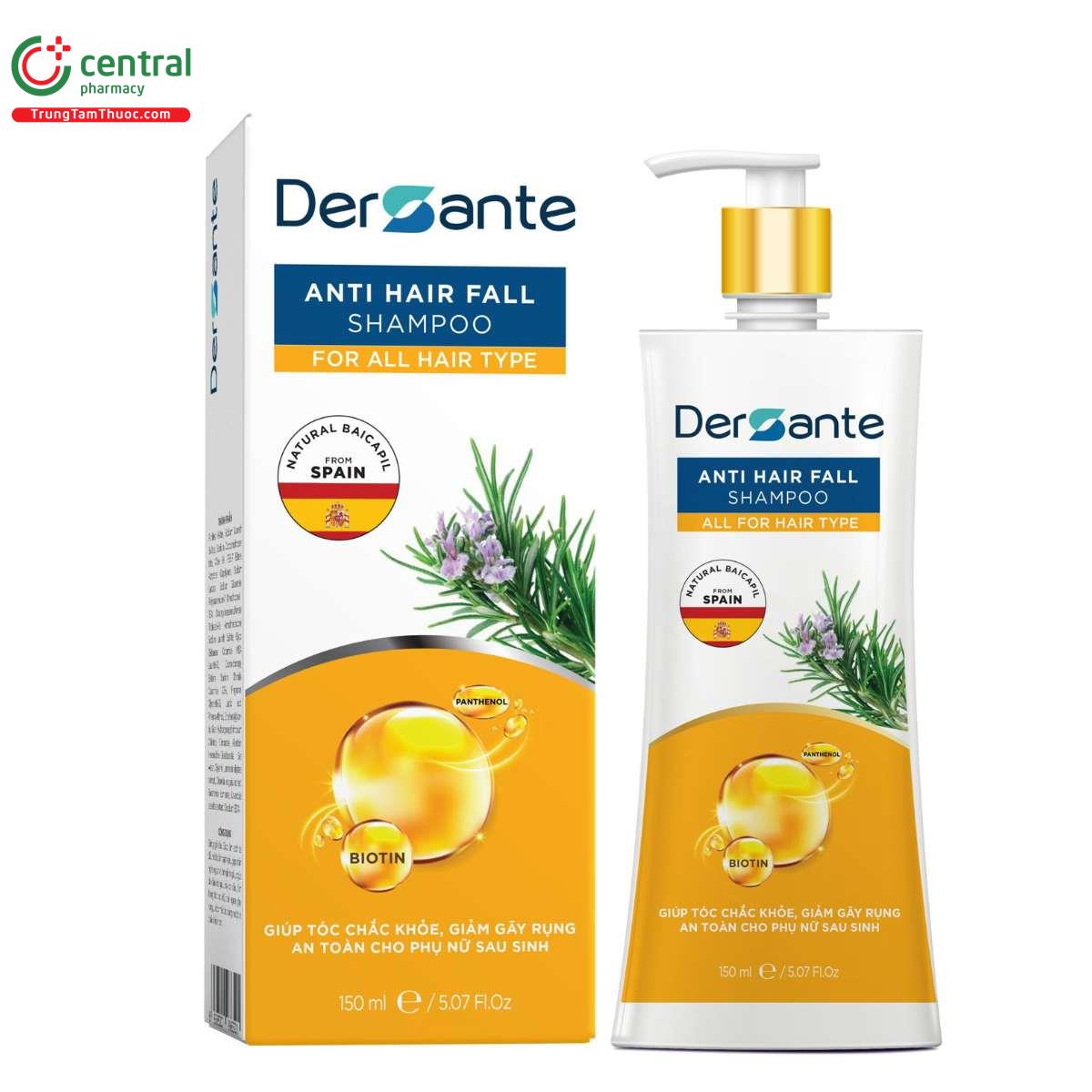 dersante anti hair fall shampoo 1 F2012