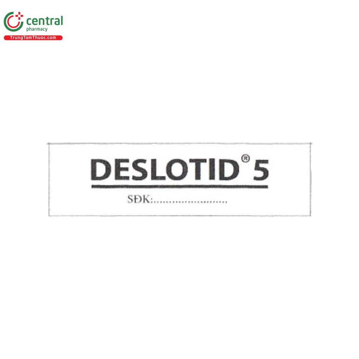 deslotid 5 4 K4052 deslotid 5 4 K4052