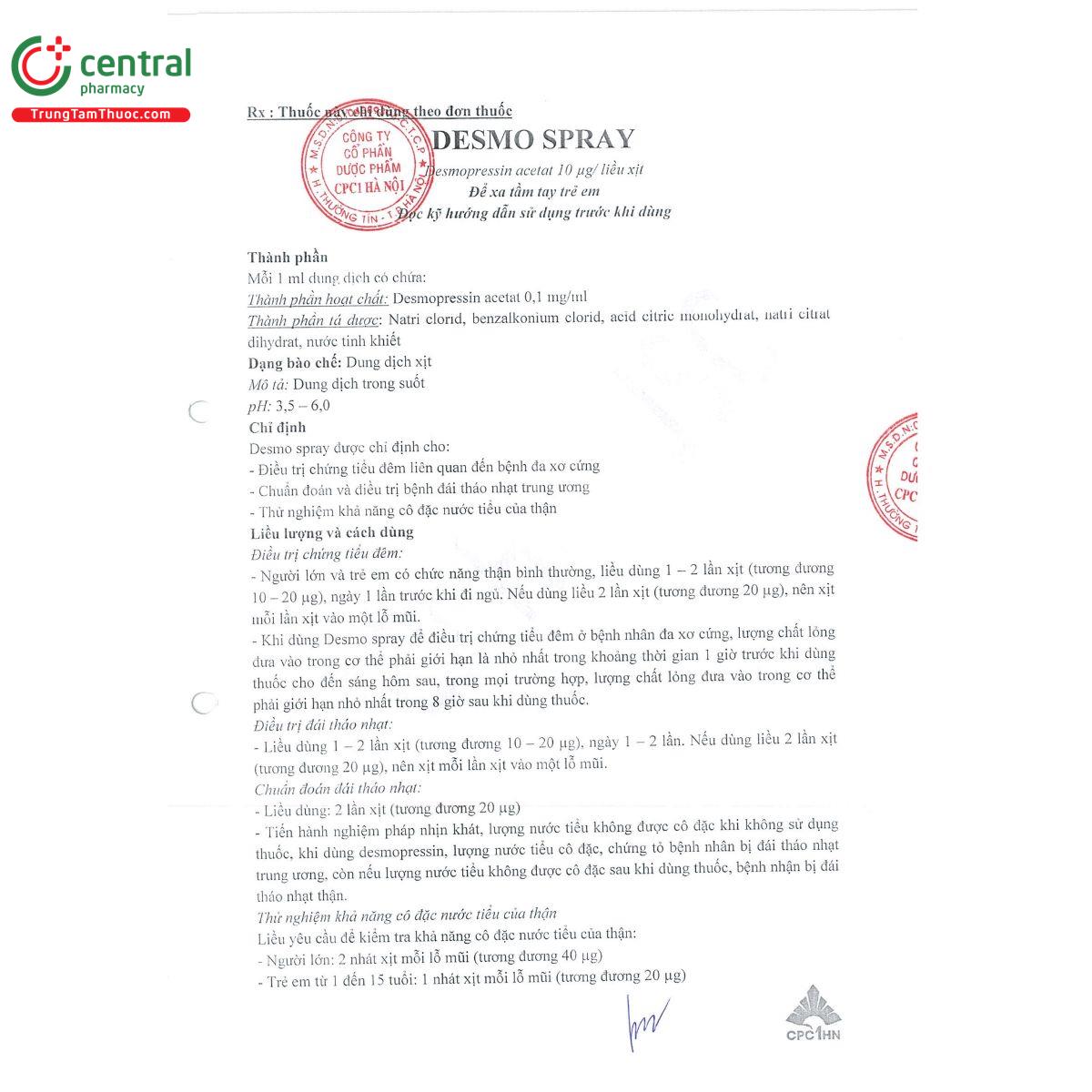 desmo spray 0 1mg ml 6 T8801