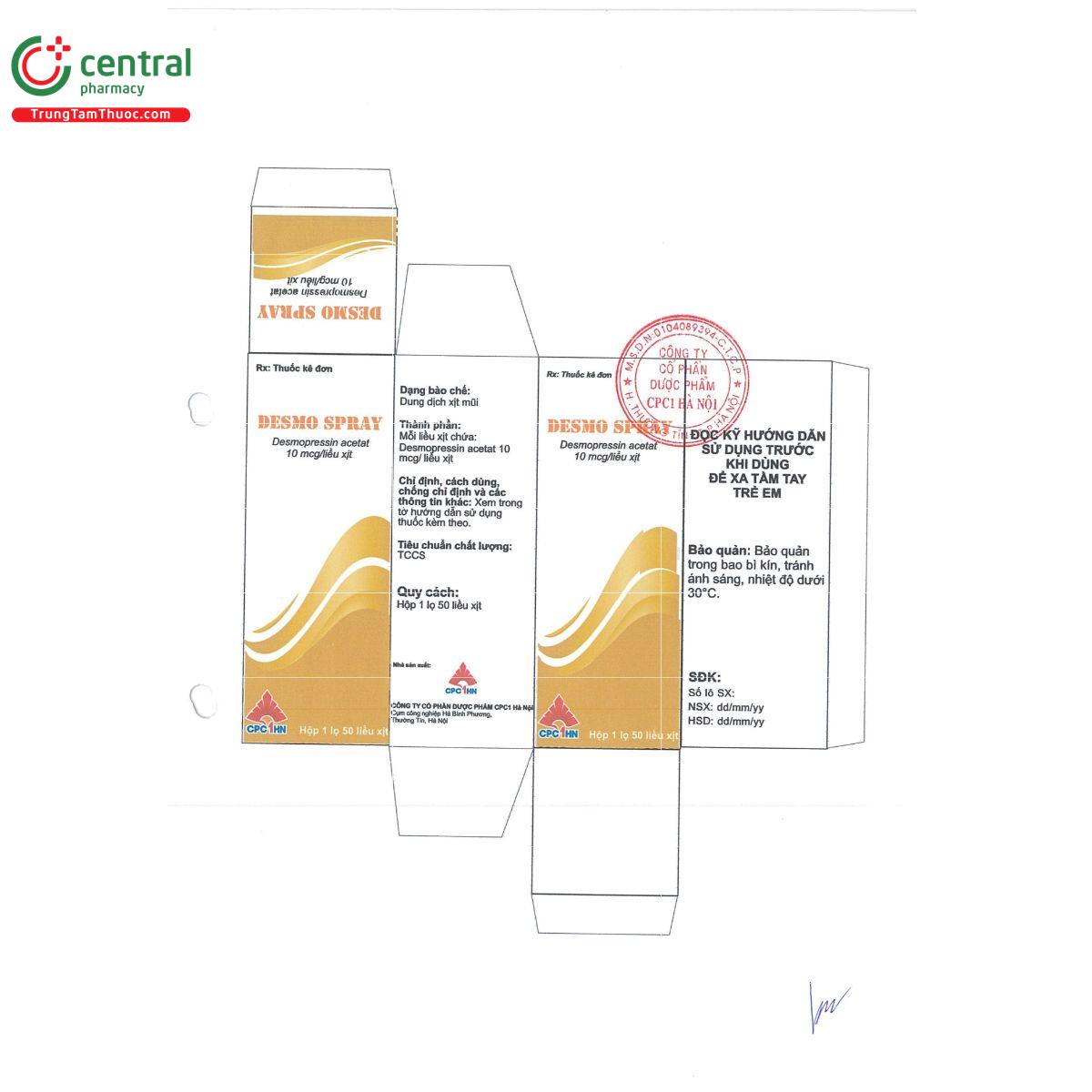 desmo spray 0 1mg ml C0508