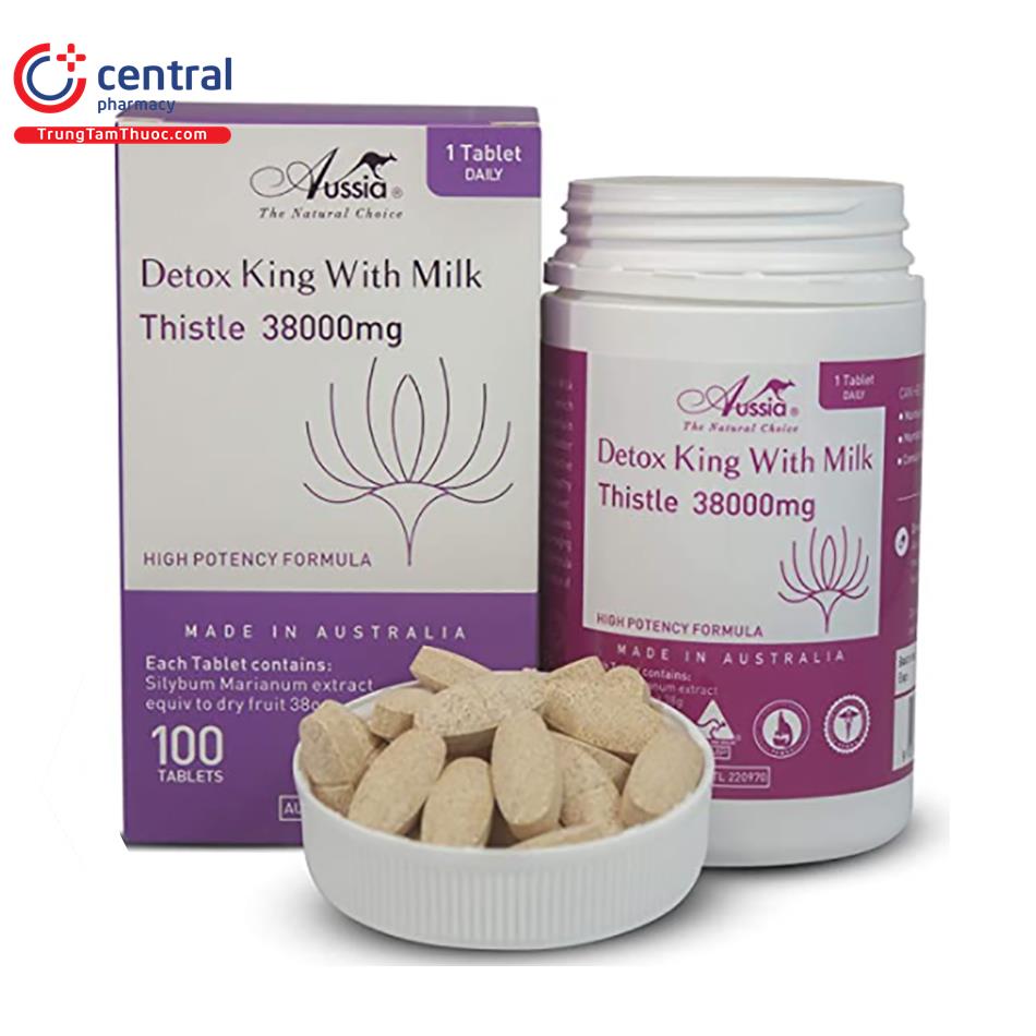 detox king with milk thistle 8 D1070