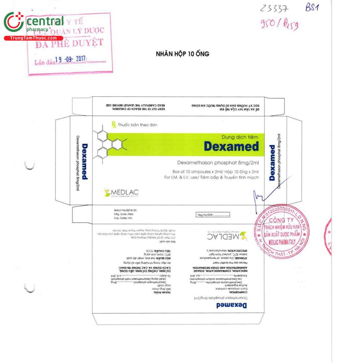 dexamed 8mg2ml medlac 2 G2068