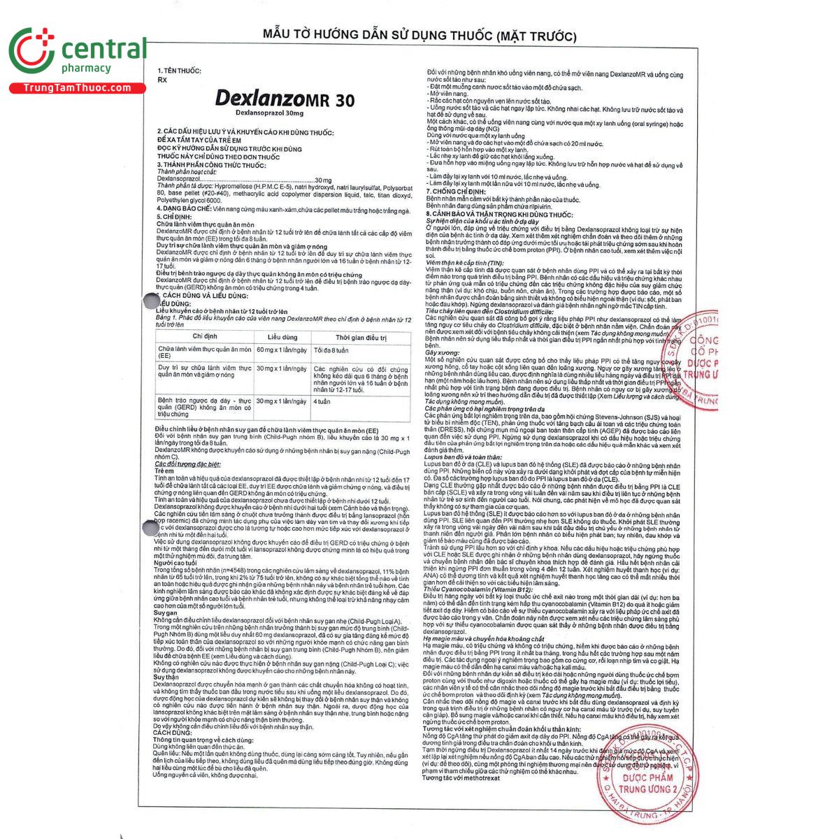 dexlanzomr 30 2 U8678