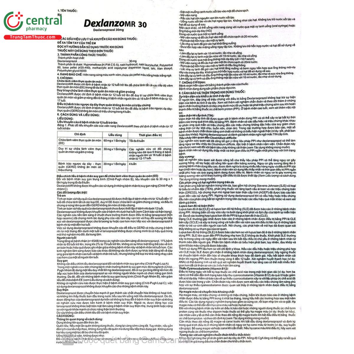 dexlanzomr 30mg 9 K4133