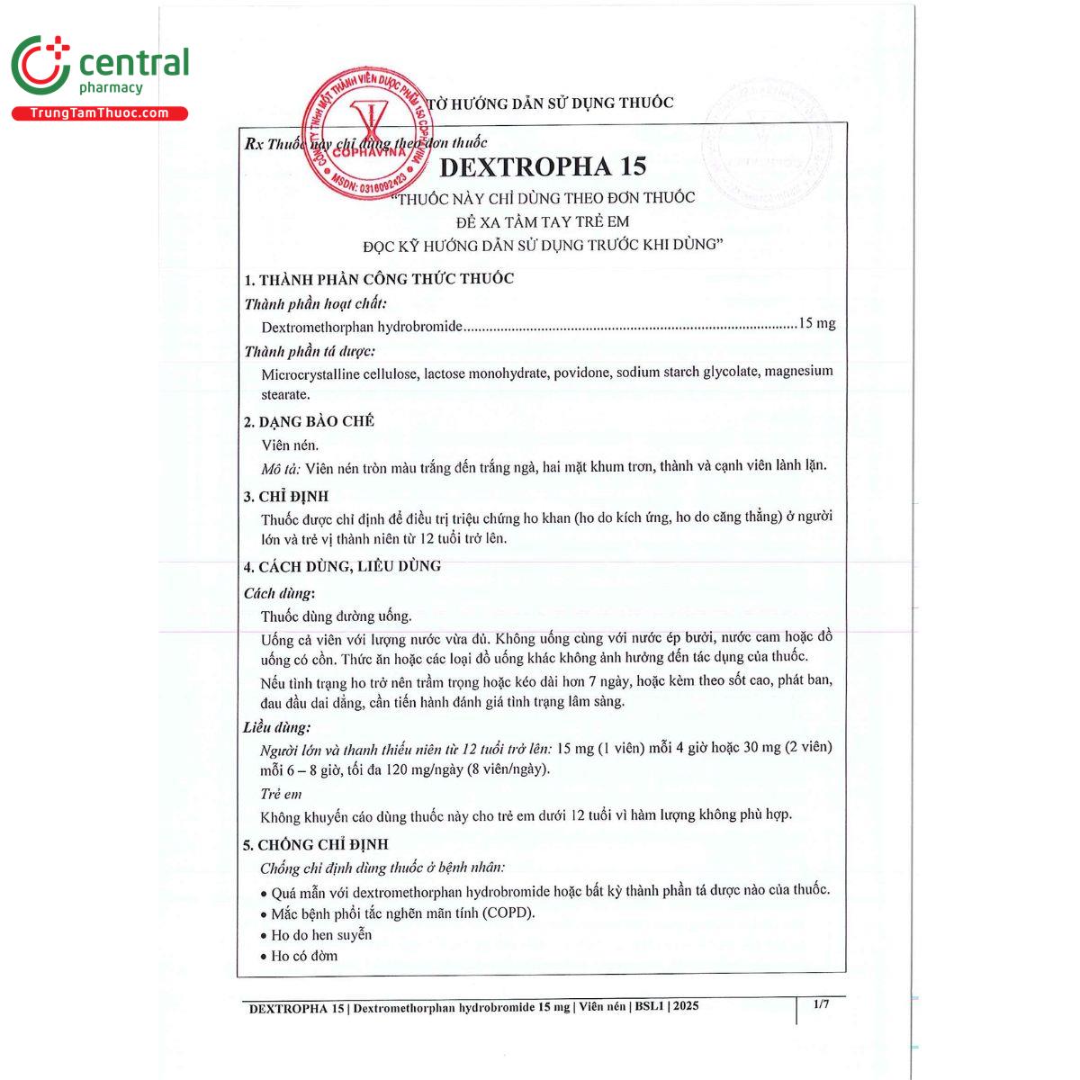 dextriopha 15 3 Q6703