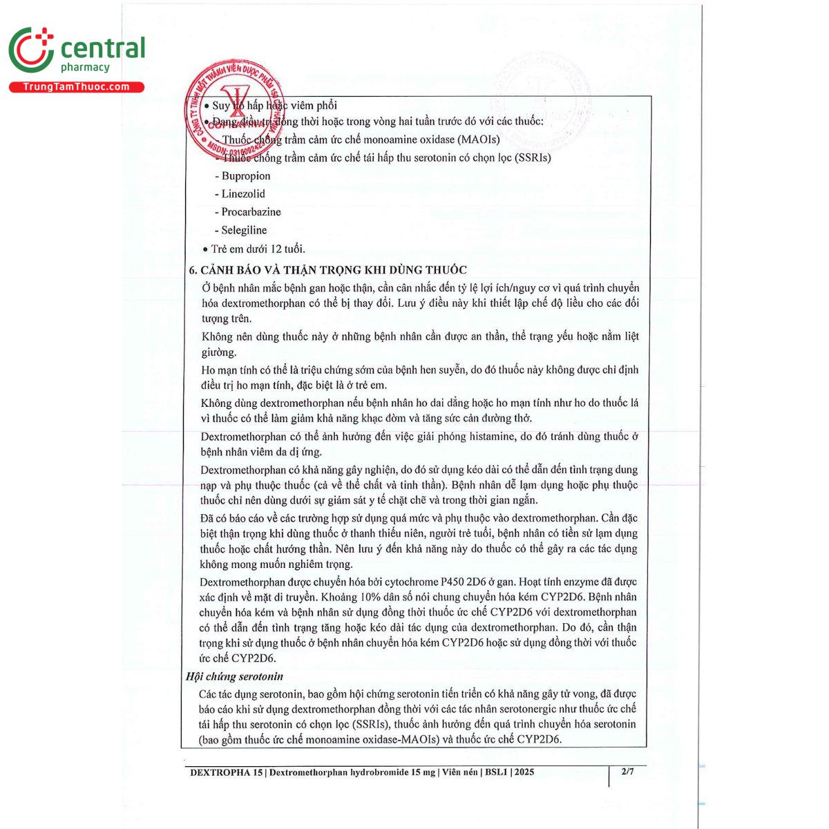 dextriopha 15 4 J4166