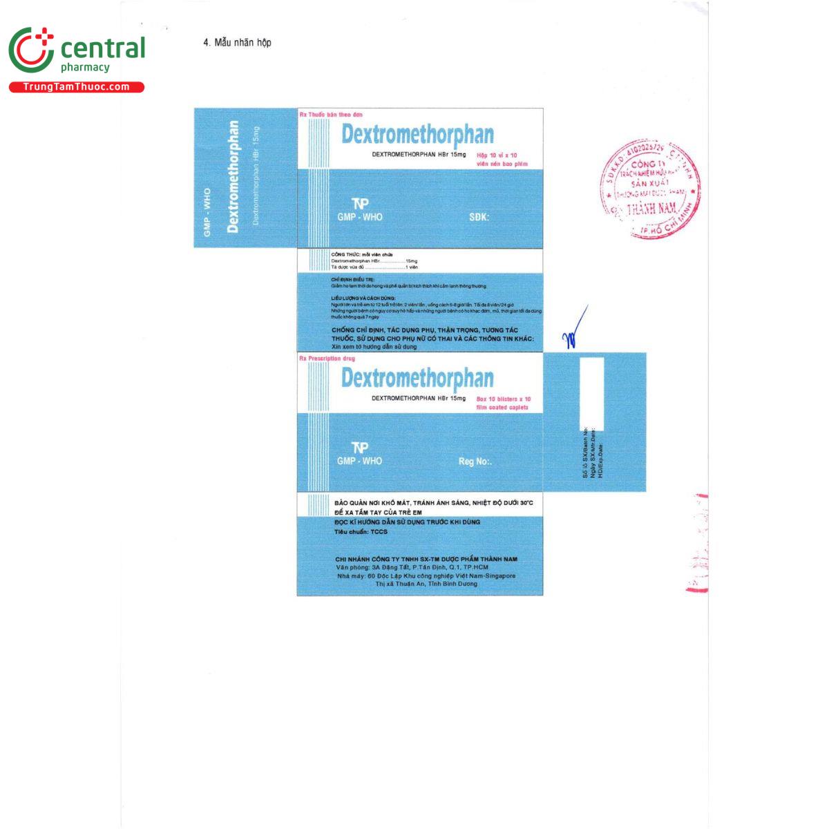 dextromethorphan 15mg tpharco 5 F2241 dextromethorphan 15mg tpharco 5 F2241