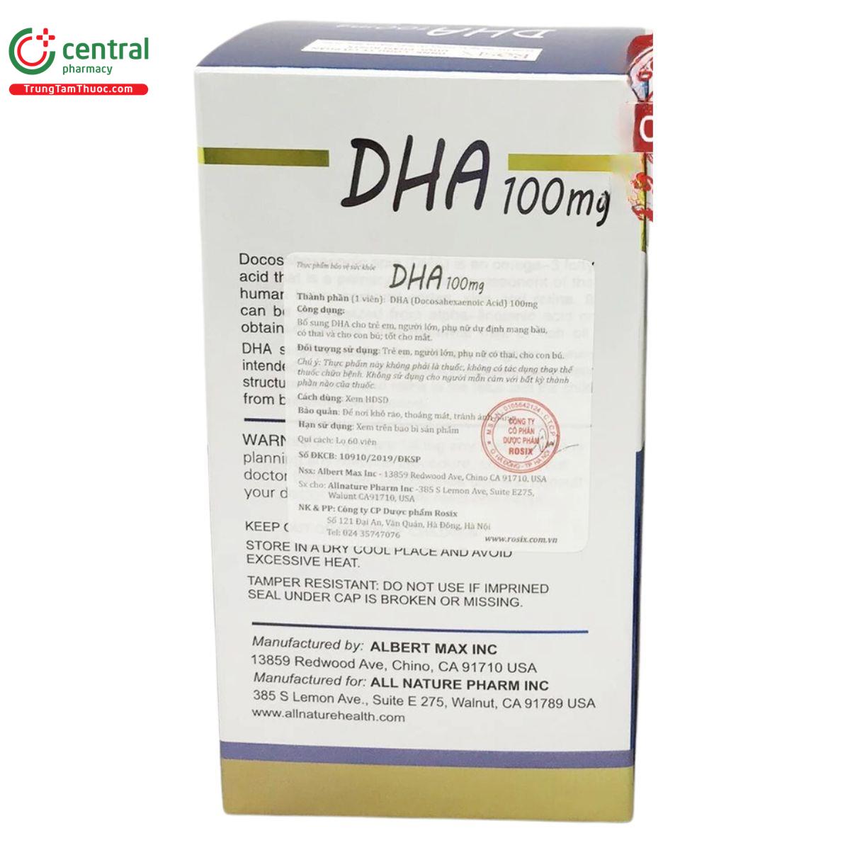 dha 100mg allnature 5 G2546