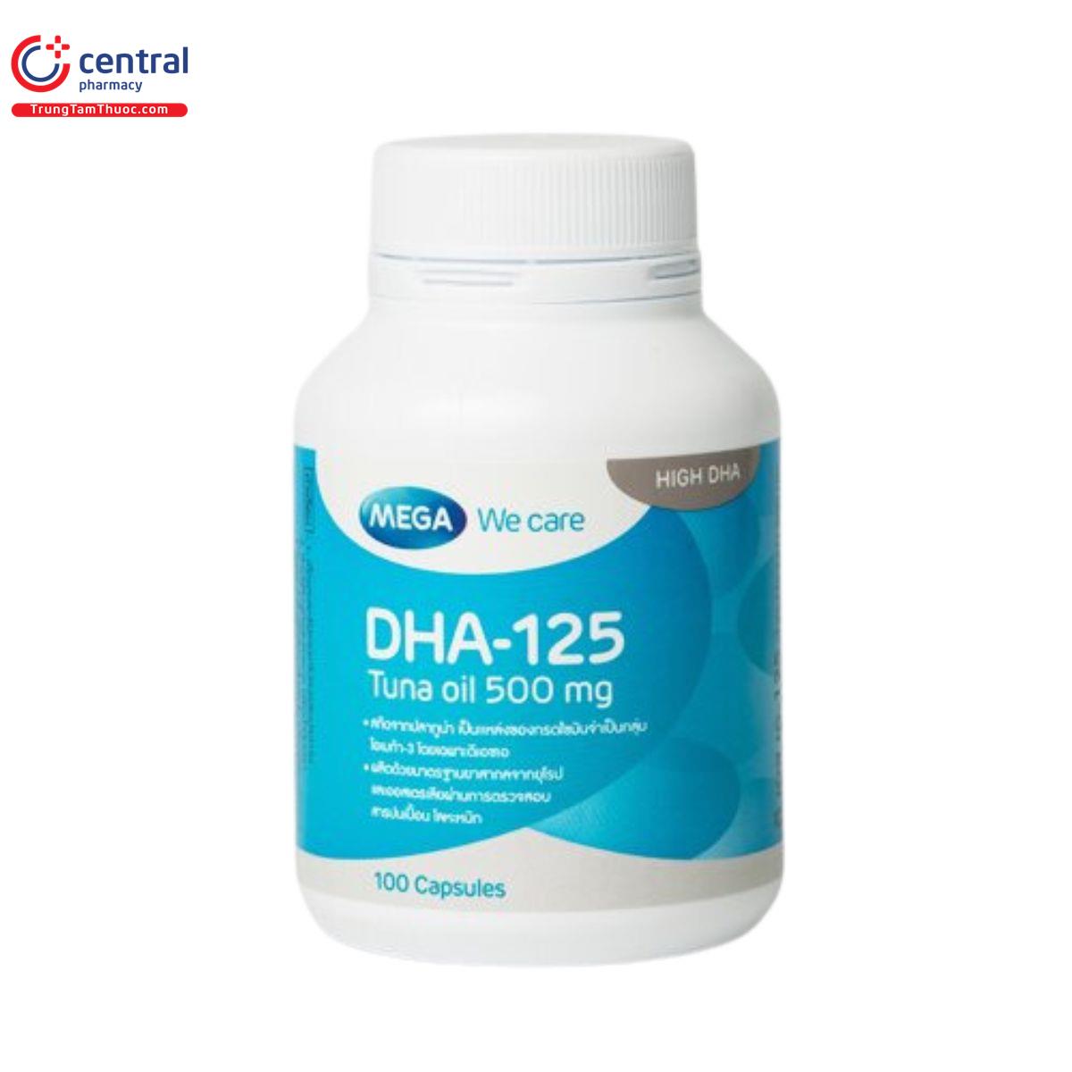 dha 125 tuna oil 500mg mega 6 F2586