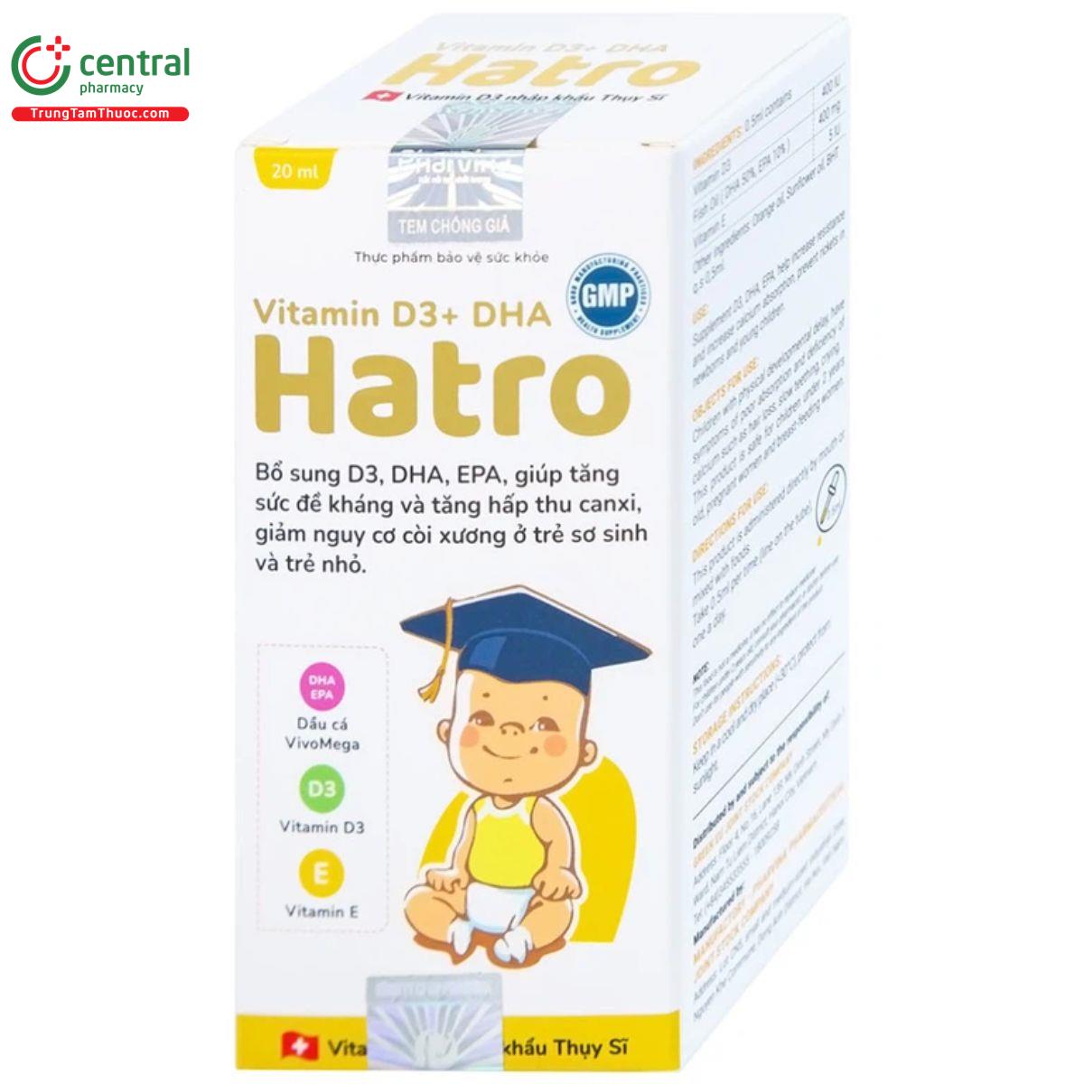 dha vitamin d3 hatro 10 V8630