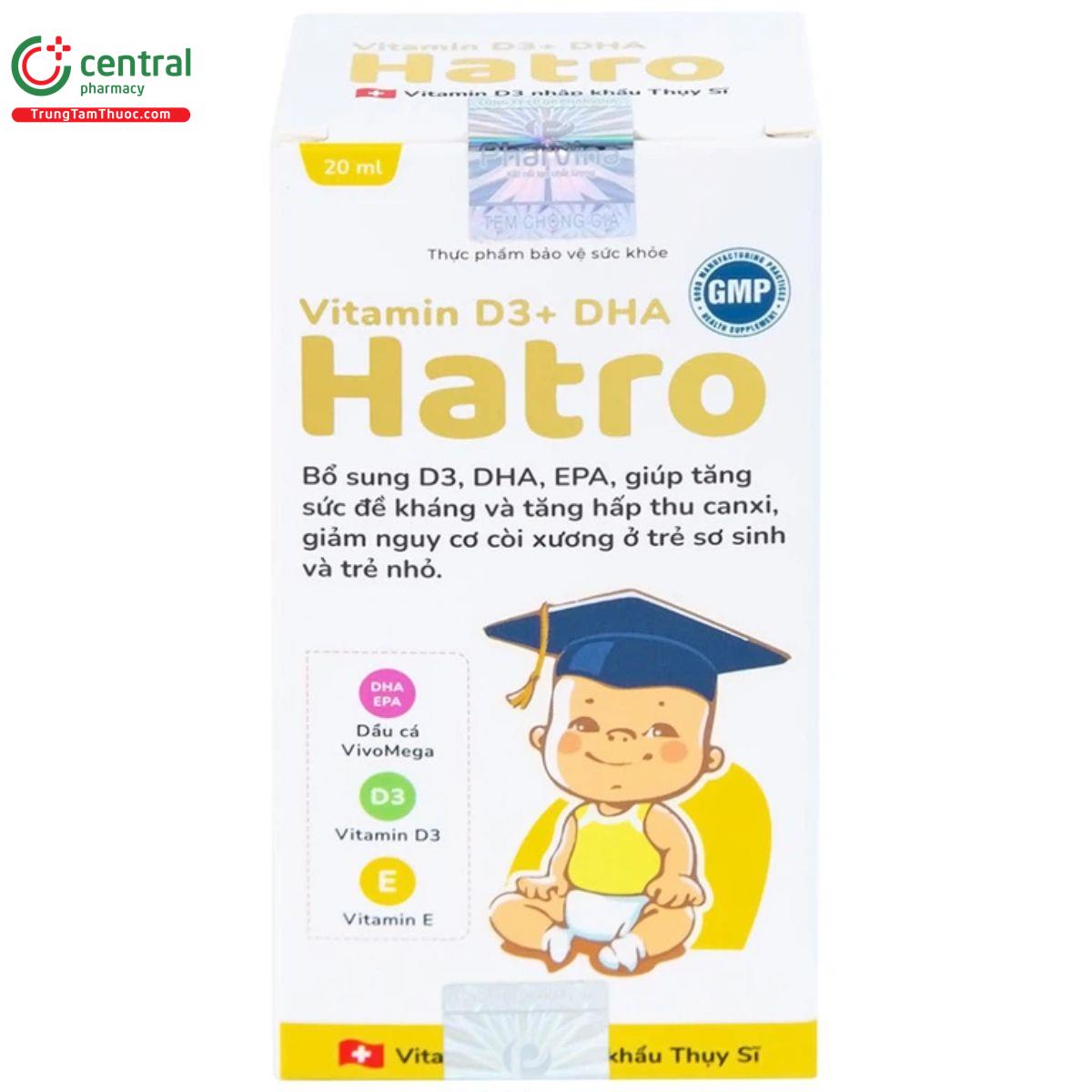 dha vitamin d3 hatro 9 U8146