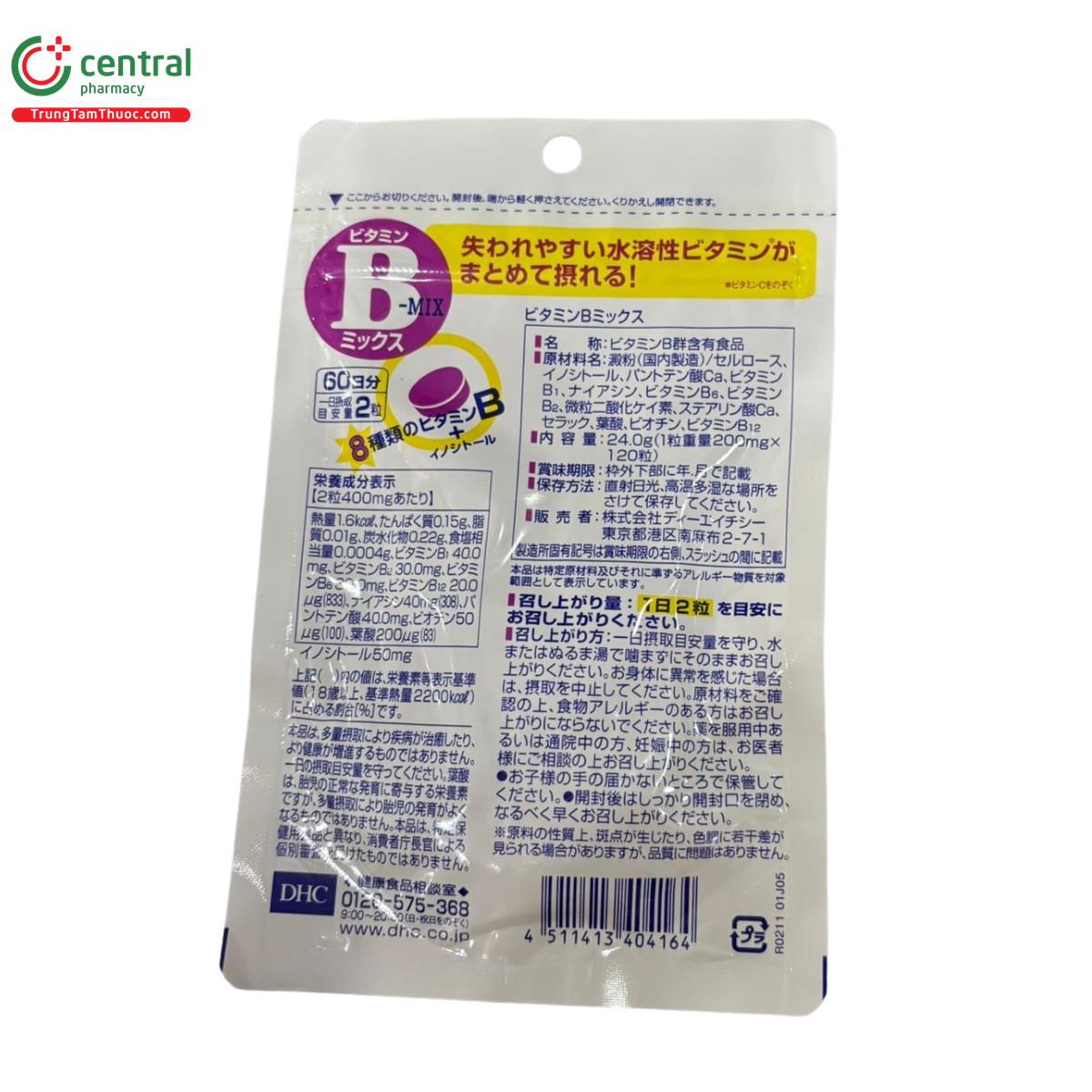 dhc vitamin b mix 60 ngay 2 F2010