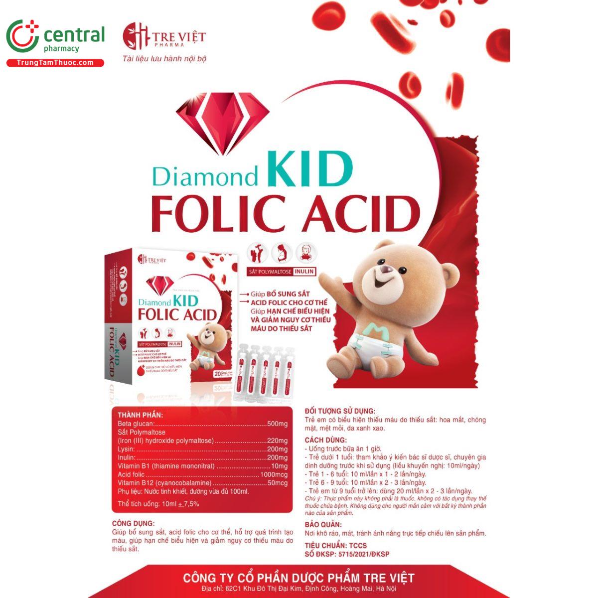 diamond kid folic acid 5 K4540