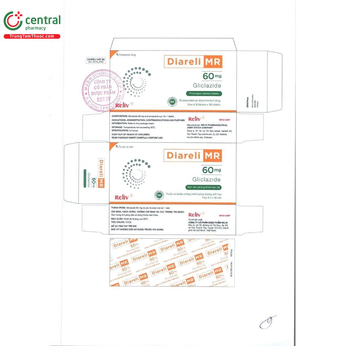 diareli mr 60mg 1 J4550