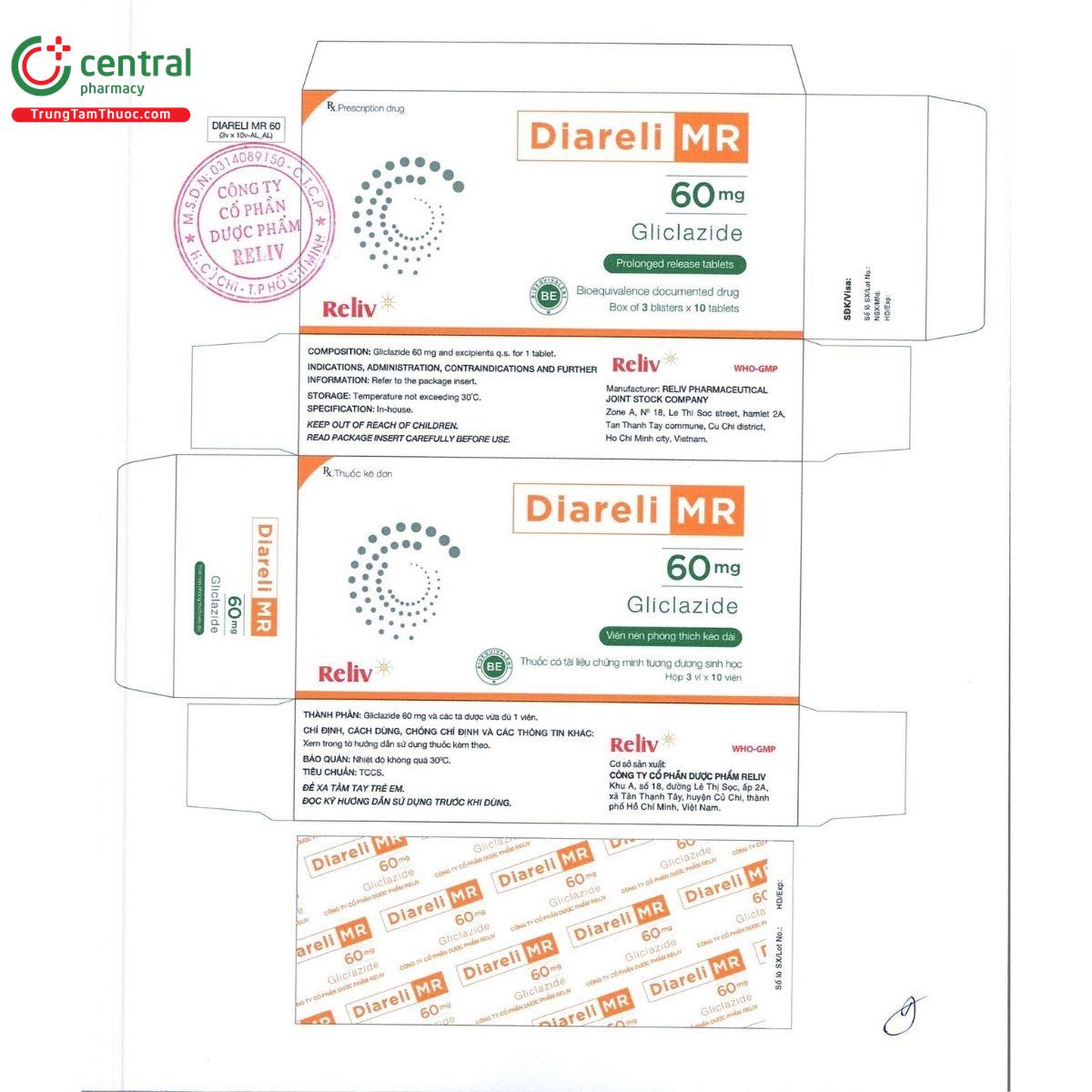 diareli mr 60mg P6652