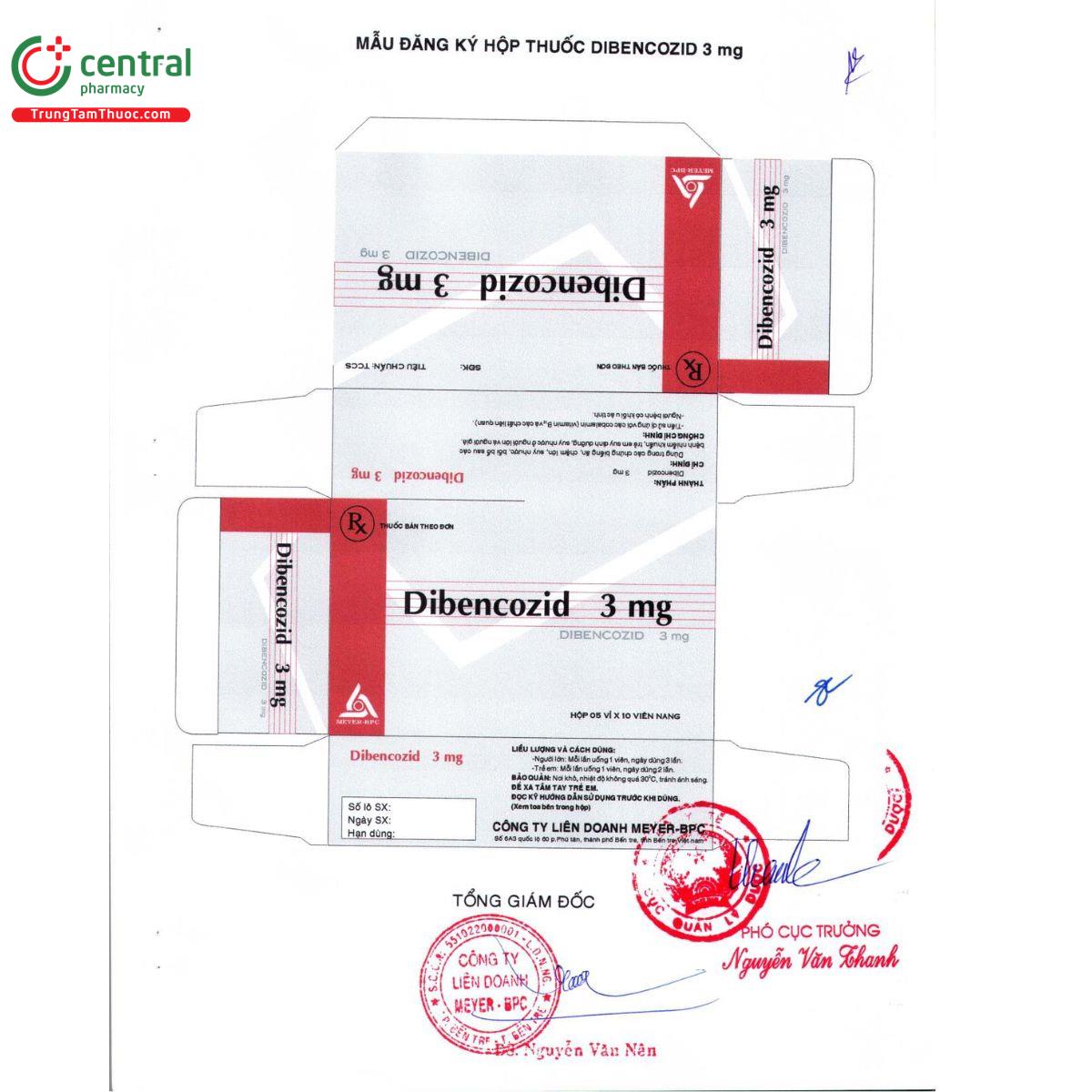 dibencozid 3mg 3 N5170 dibencozid 3mg 3 N5170