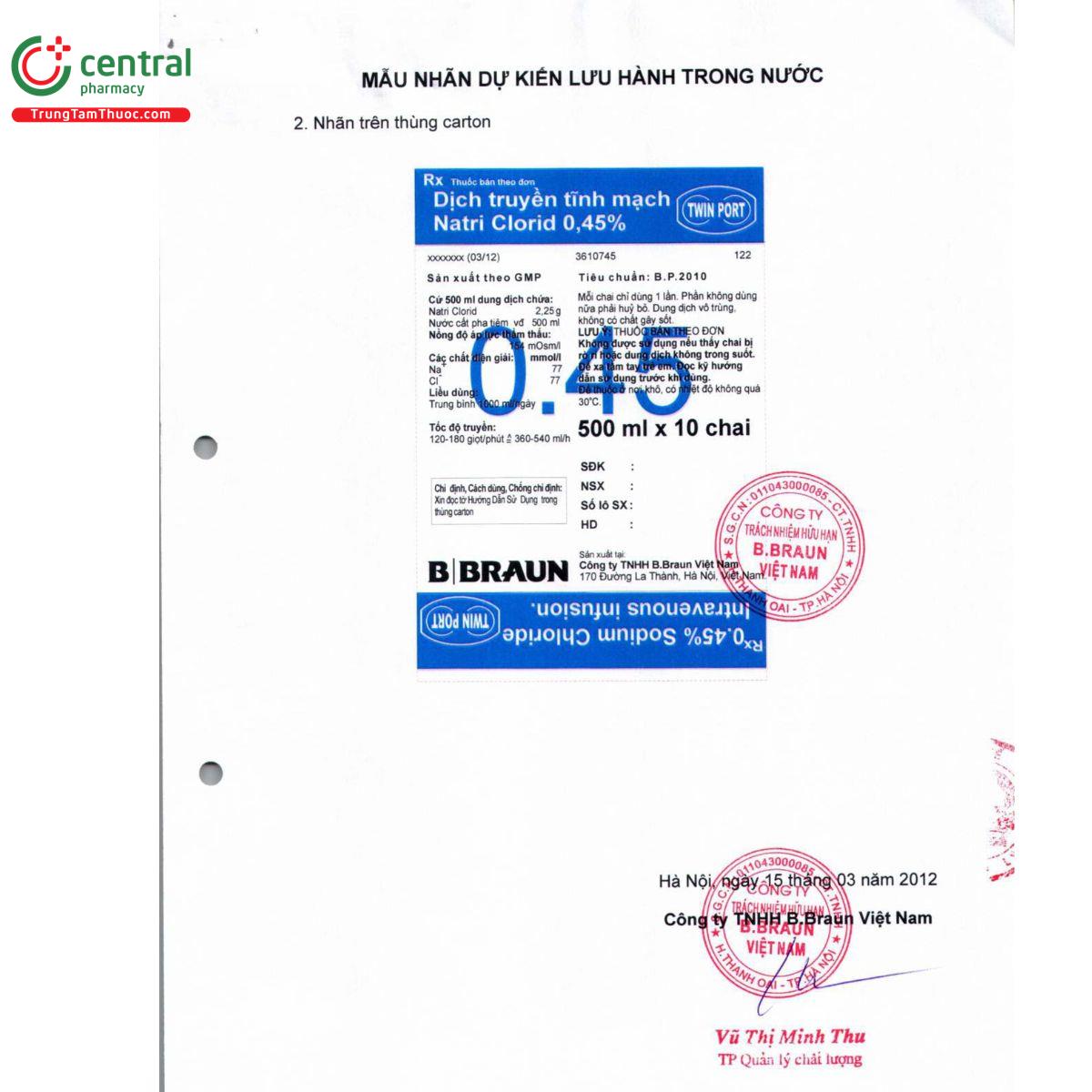 dich truyen tinh mach natri clorid 045 3 I3103 dich truyen tinh mach natri clorid 045 3 I3103