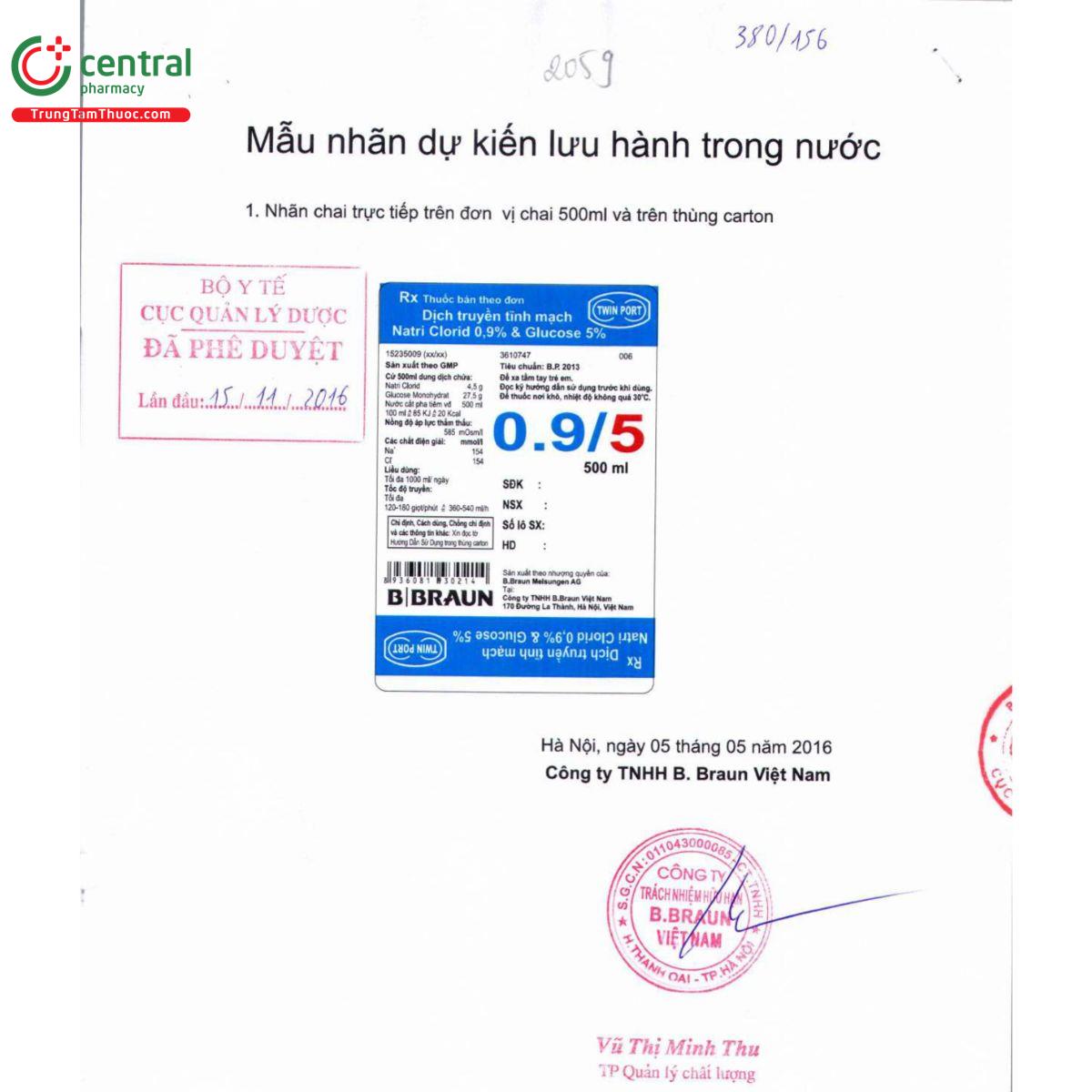 dich truyen tinh mach natri clorid 09 glucose 5 3 Q6057 dich truyen tinh mach natri clorid 09 glucose 5 3 Q6057