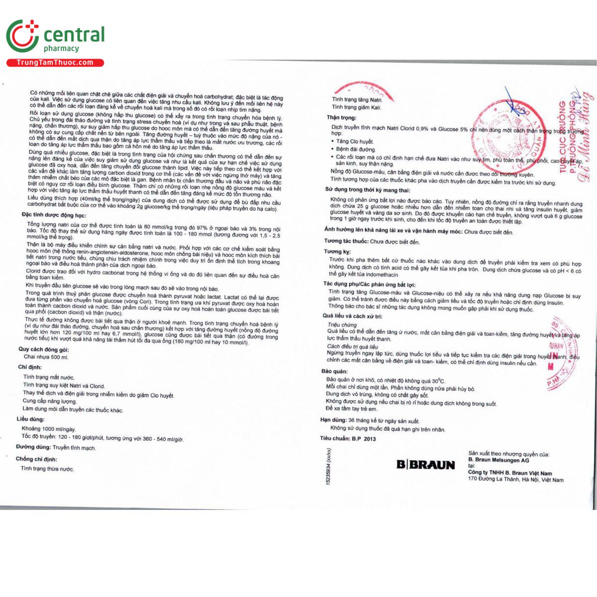 dich truyen tinh mach natri clorid 09 glucose 5 5 R7850 dich truyen tinh mach natri clorid 09 glucose 5 5 R7850