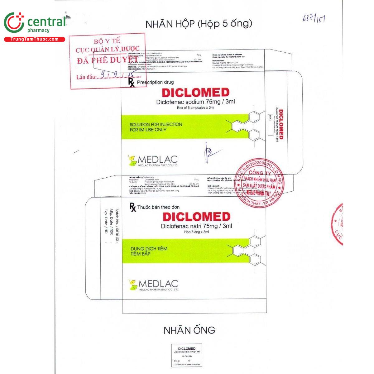diclomed 75mg3ml 2 F2616 diclomed 75mg3ml 2 F2616