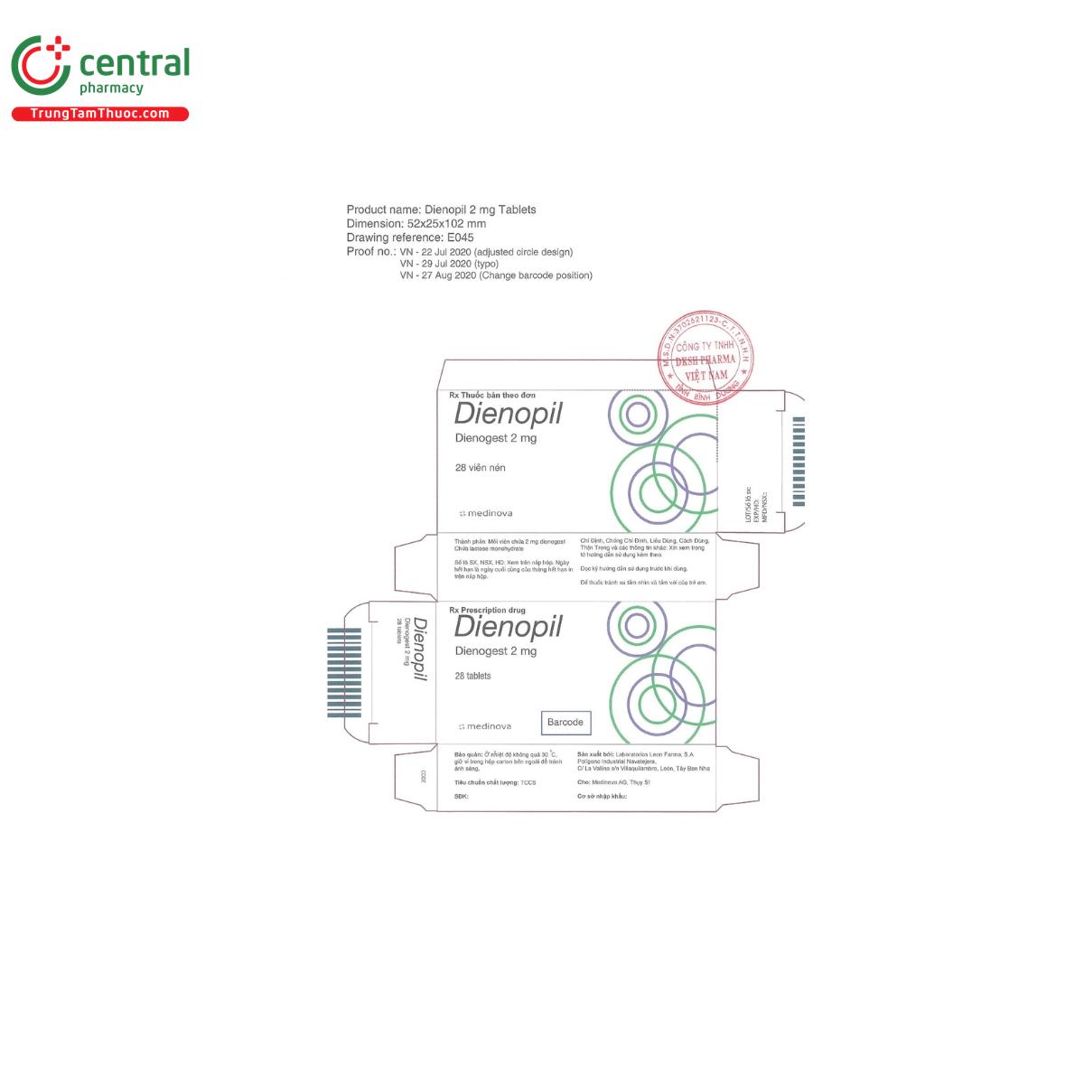 dienopil 2mg 2 A0250 dienopil 2mg 2 A0250